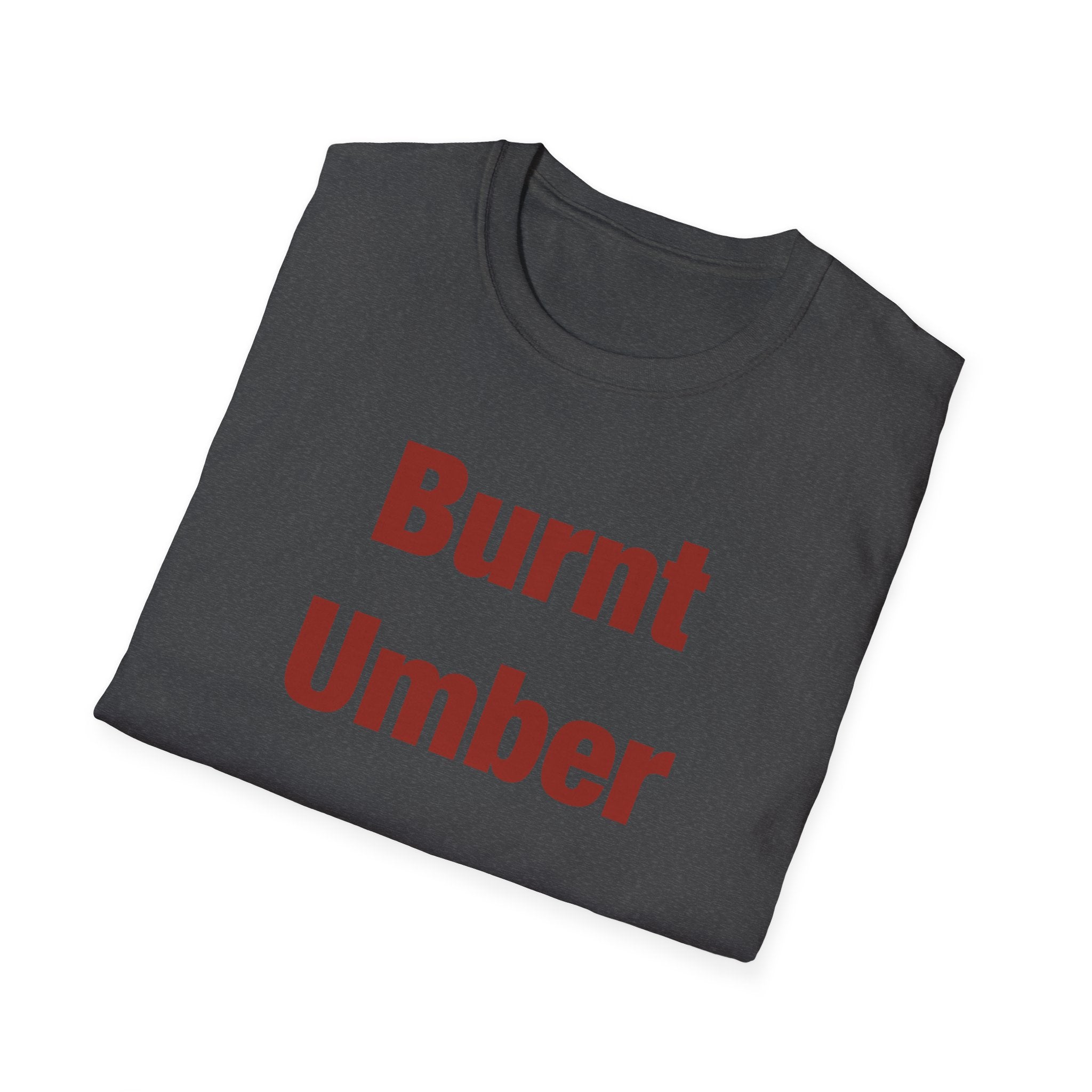 Burnt Umber Lettered T-Shirt