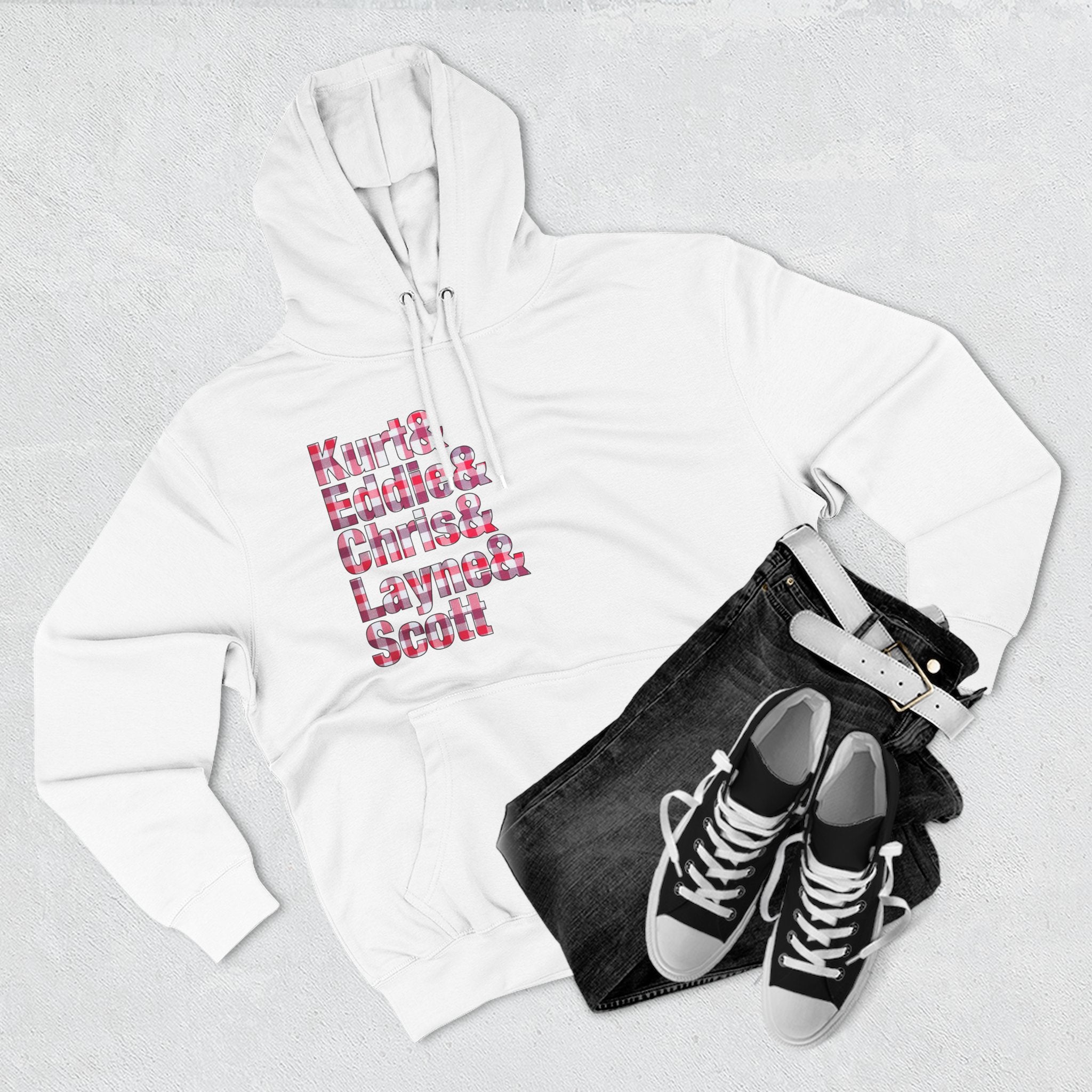 Kurt and Eddie and Chris and Layne and Scott Hoodie