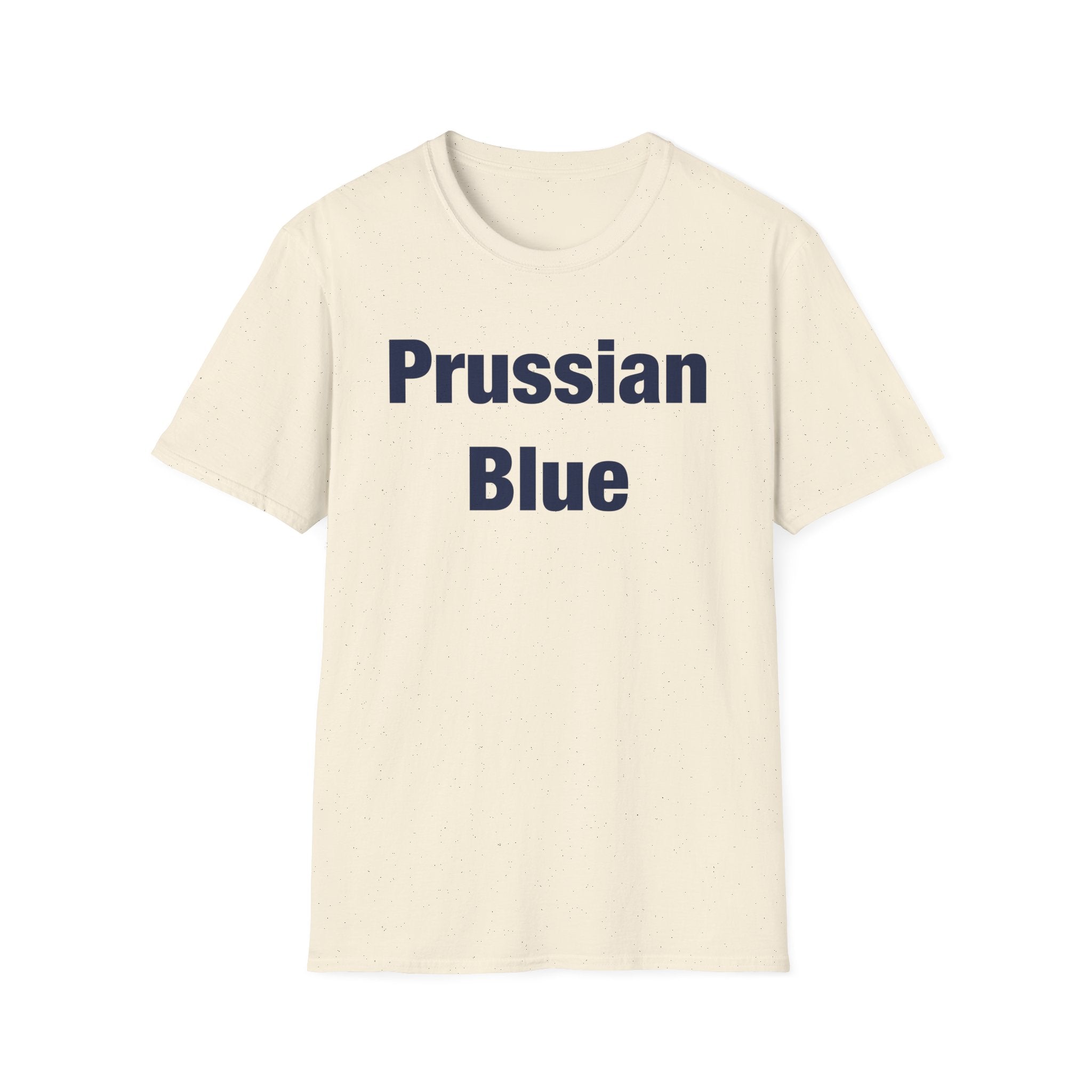 Prussian Blue Lettered T-Shirt
