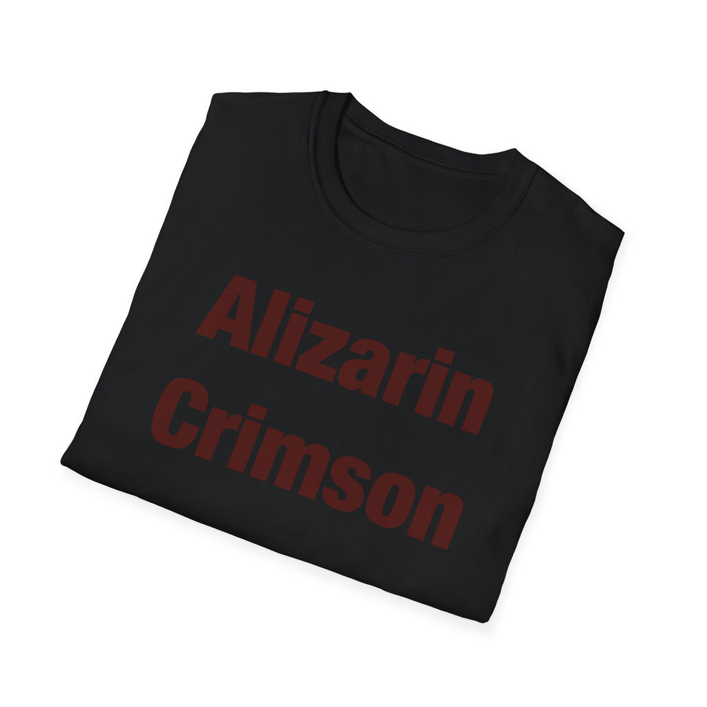 Alizarin Crimson Lettered T-Shirt