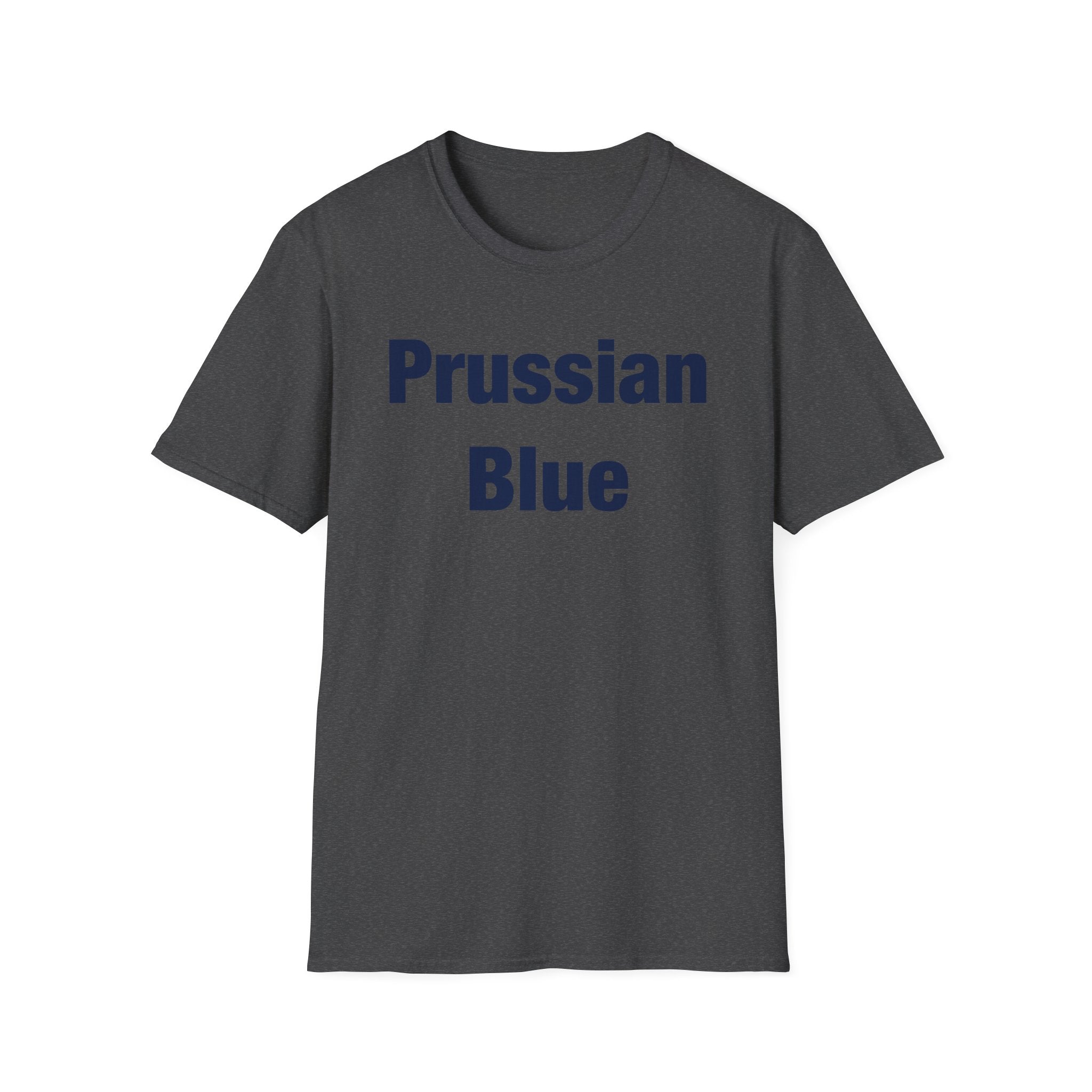 Prussian Blue Lettered T-Shirt