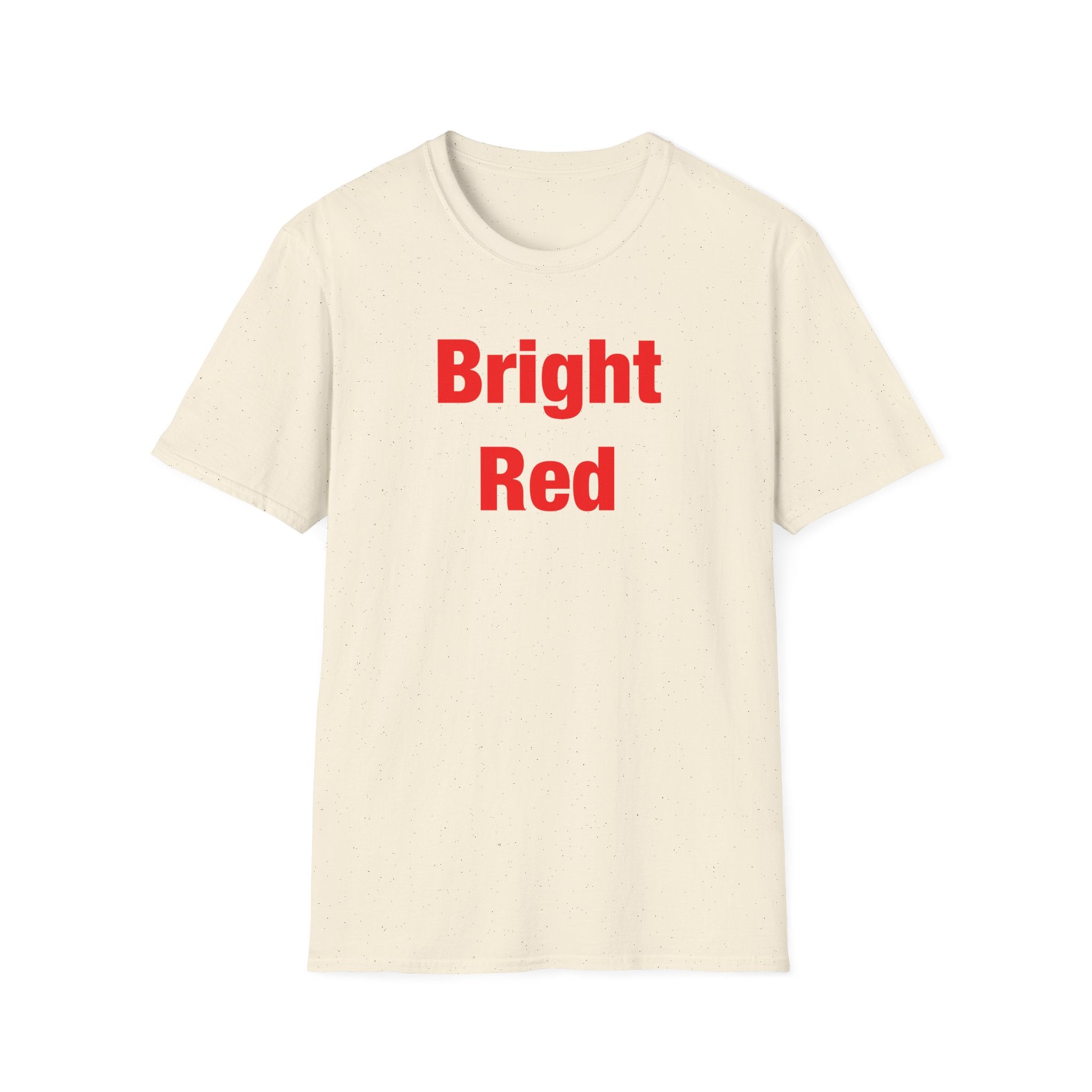 Bright Red Lettered T-Shirt