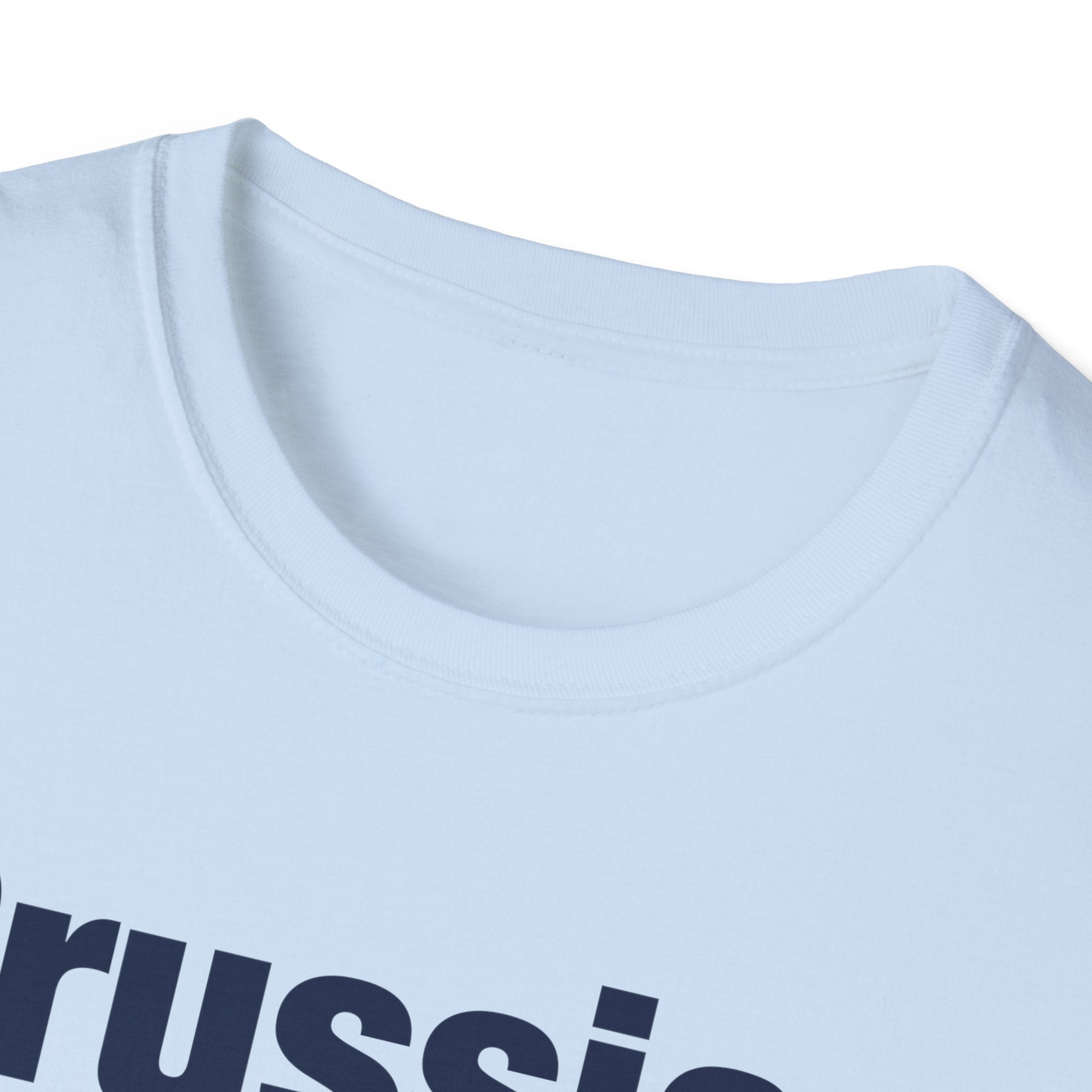 Prussian Blue Lettered T-Shirt