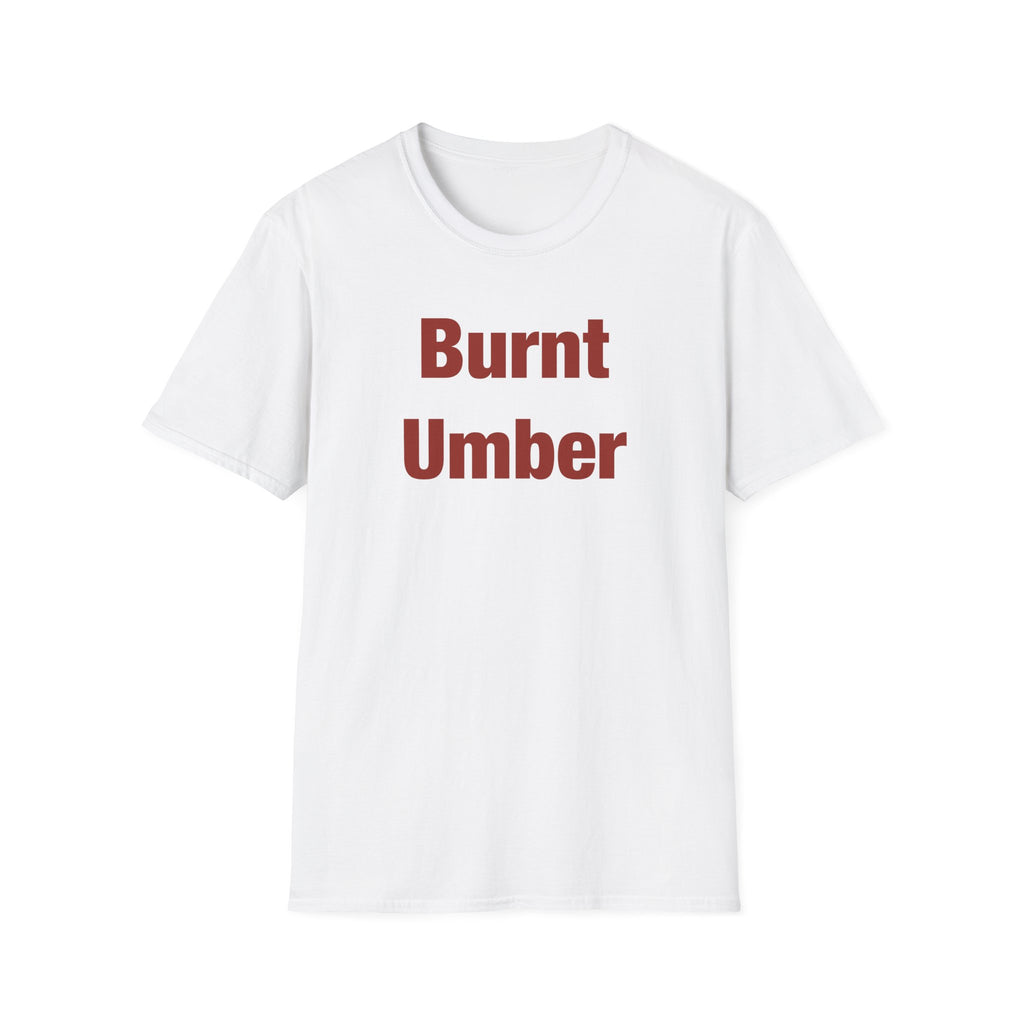 Burnt Umber Lettered T-Shirt