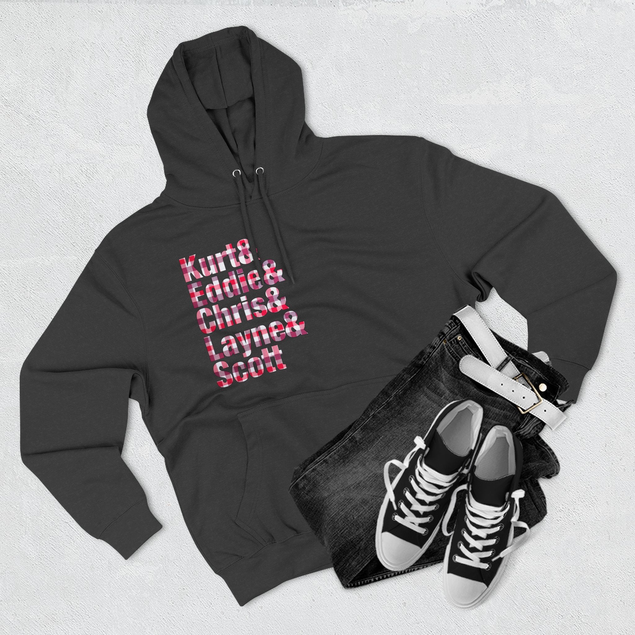 Kurt and Eddie and Chris and Layne and Scott Hoodie