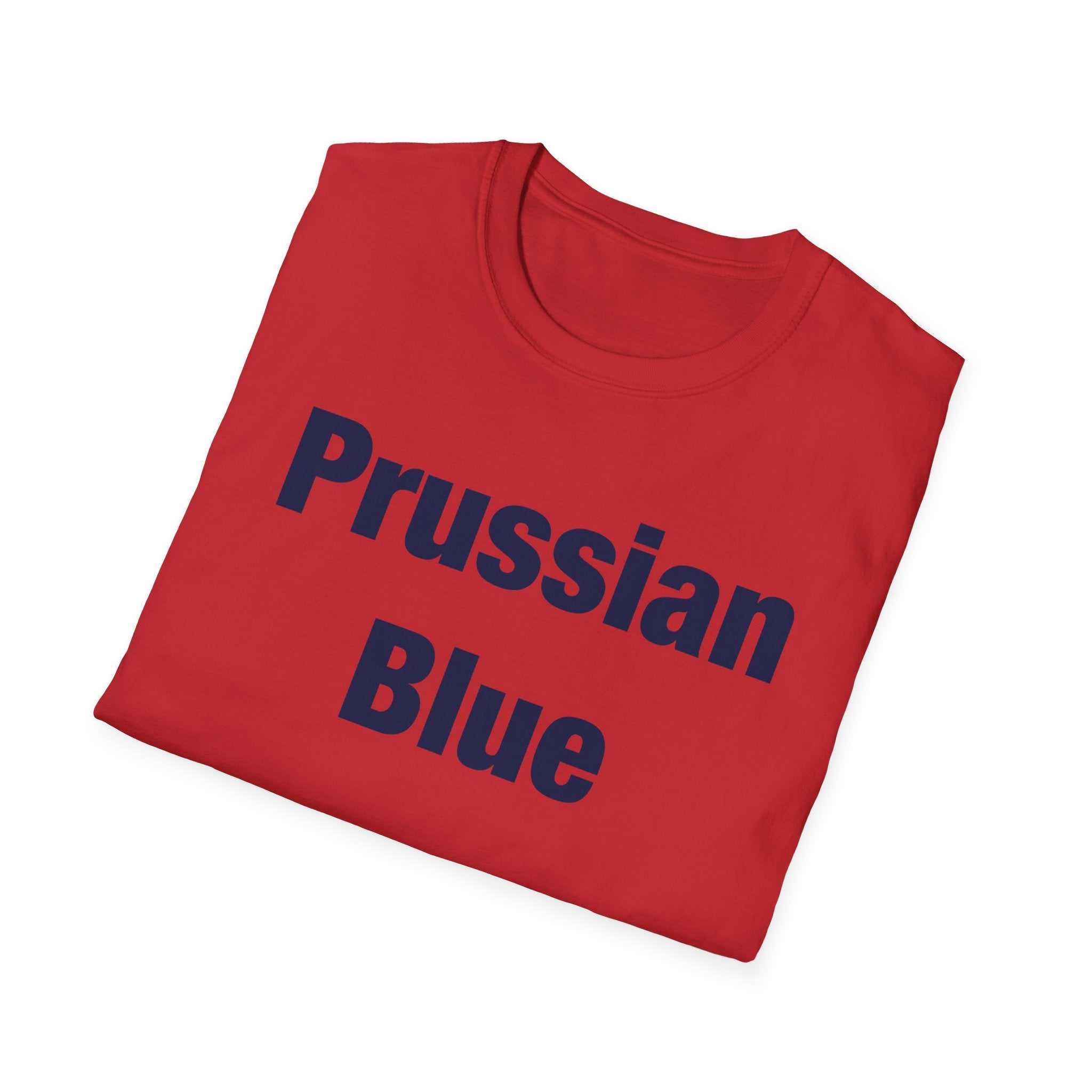 Prussian Blue Lettered T-Shirt