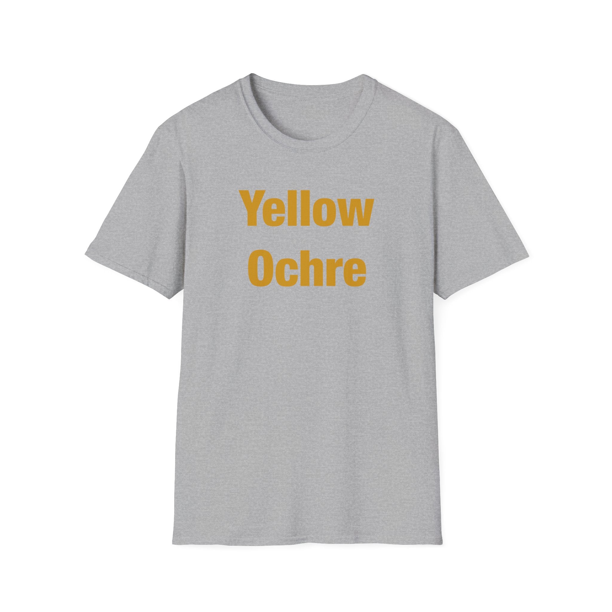 Yellow Ochre Lettered T-Shirt