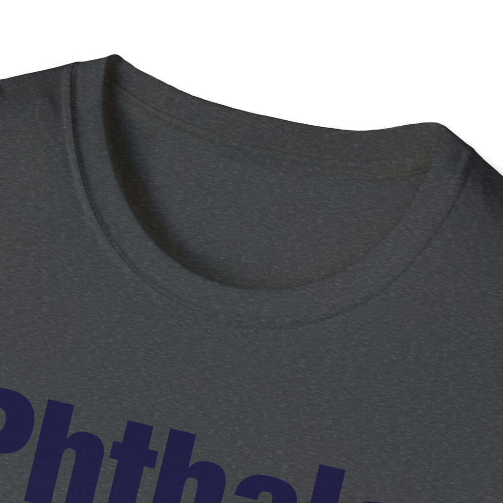 Phthalo Blue Lettered T-Shirt