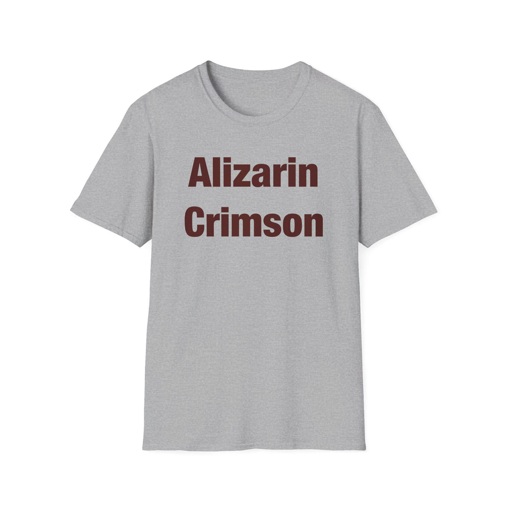 Alizarin Crimson Lettered T-Shirt