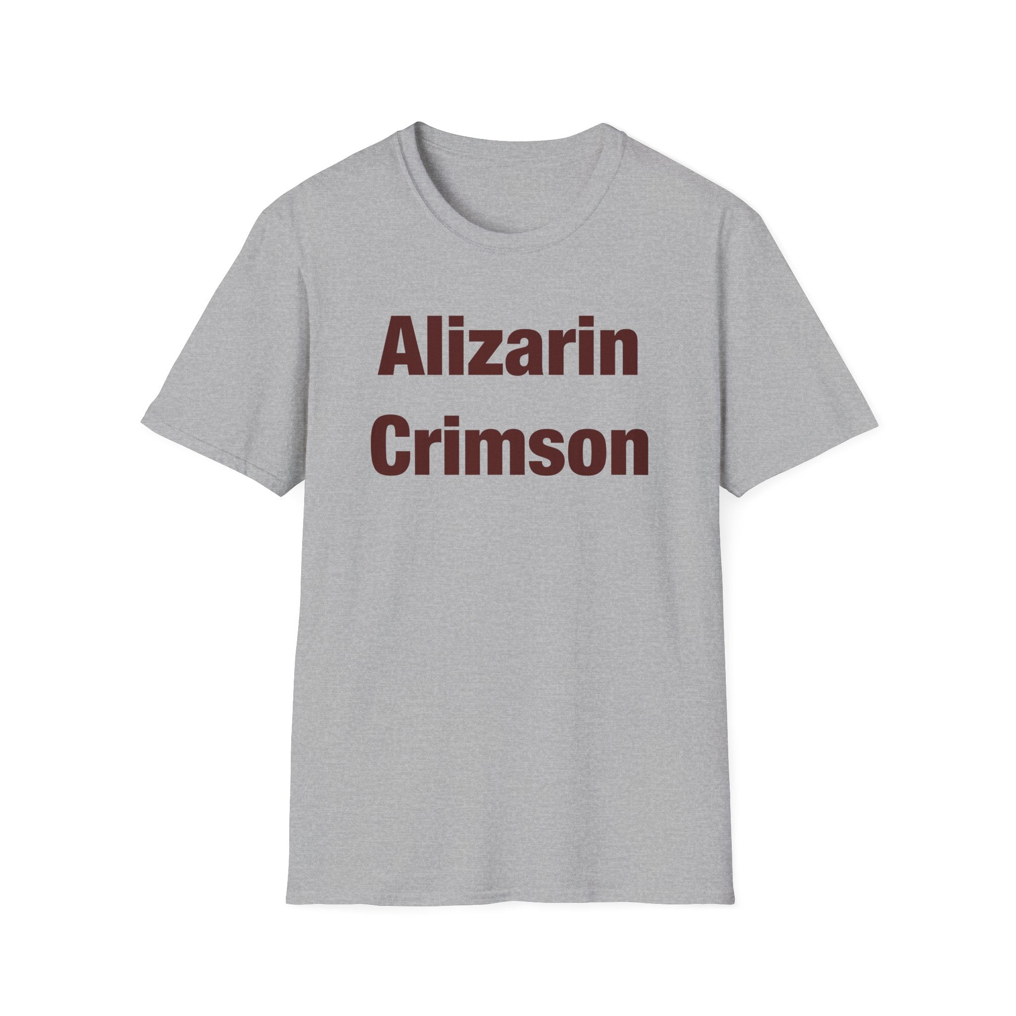Alizarin Crimson Lettered T-Shirt