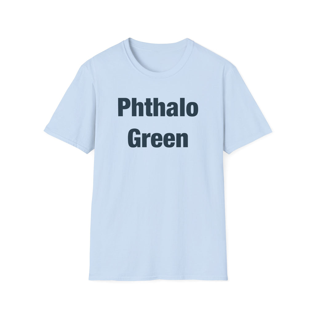 Phthalo Green Lettered T-Shirt