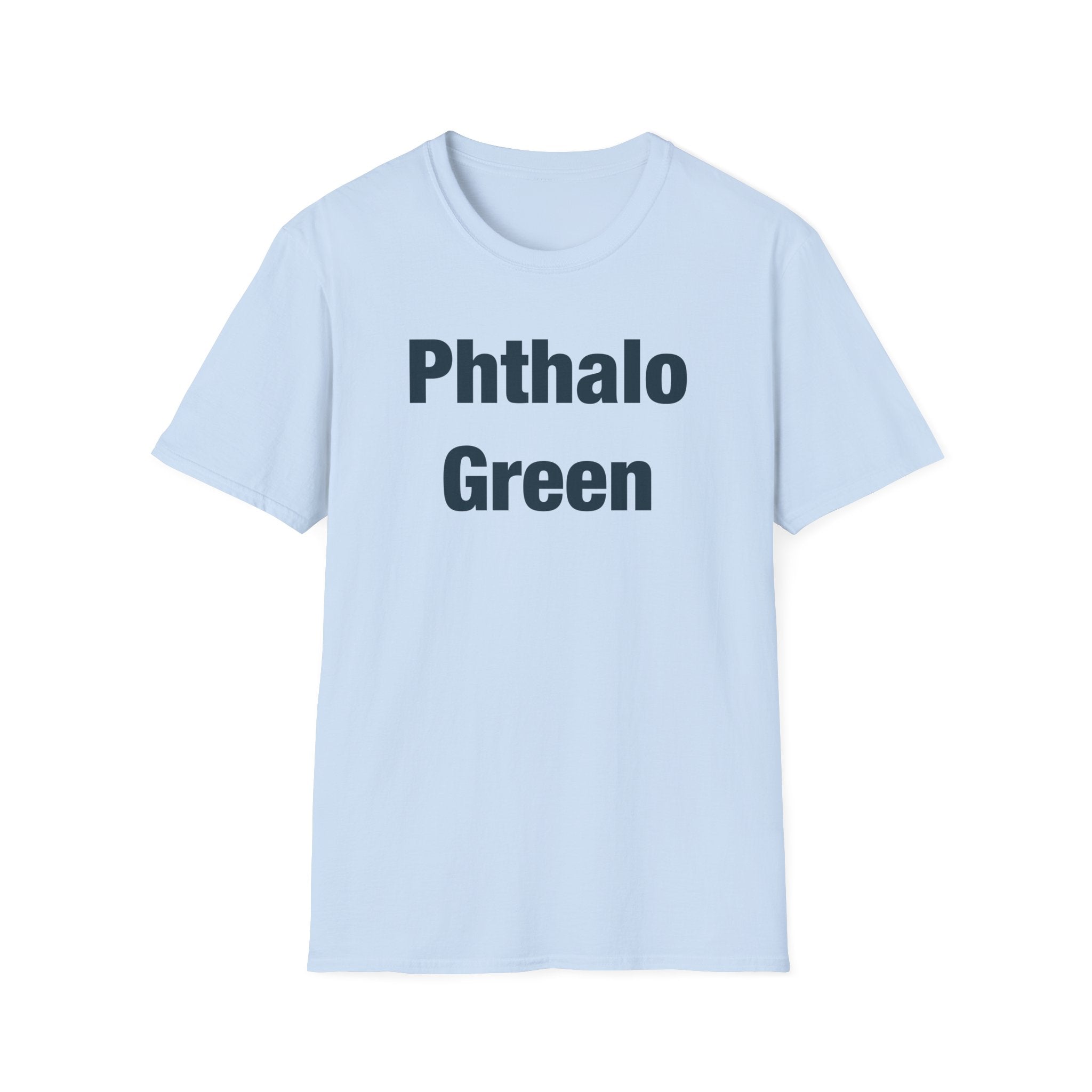 Phthalo Green Lettered T-Shirt