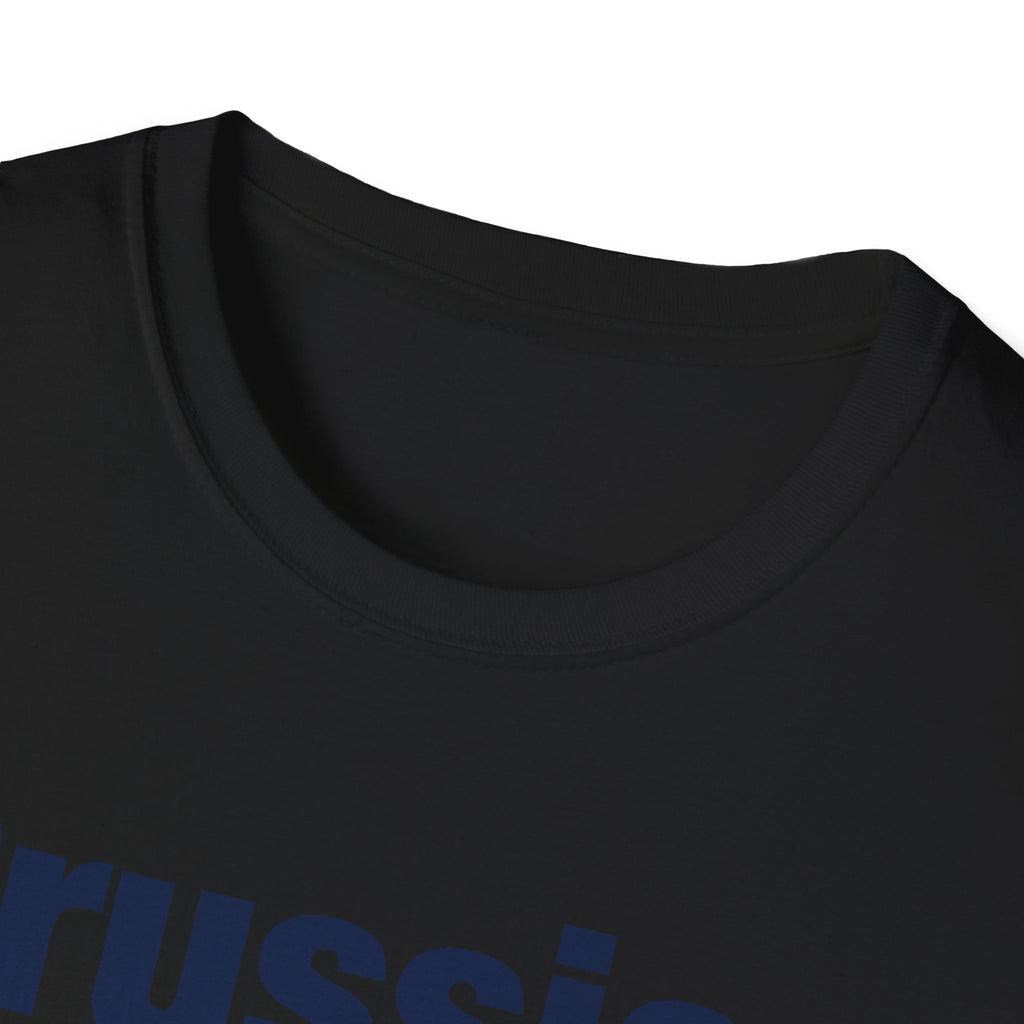 Prussian Blue Lettered T-Shirt
