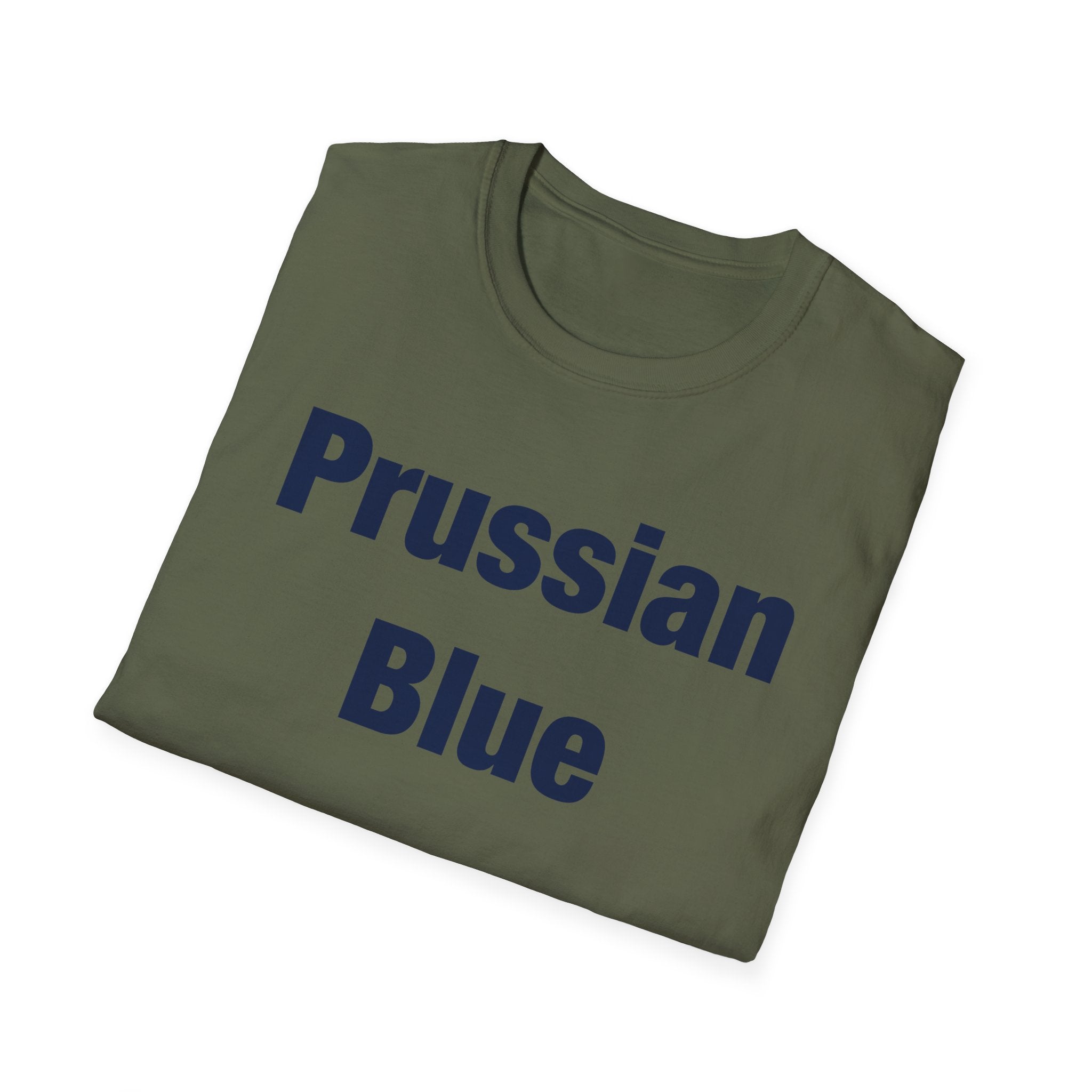 Prussian Blue Lettered T-Shirt
