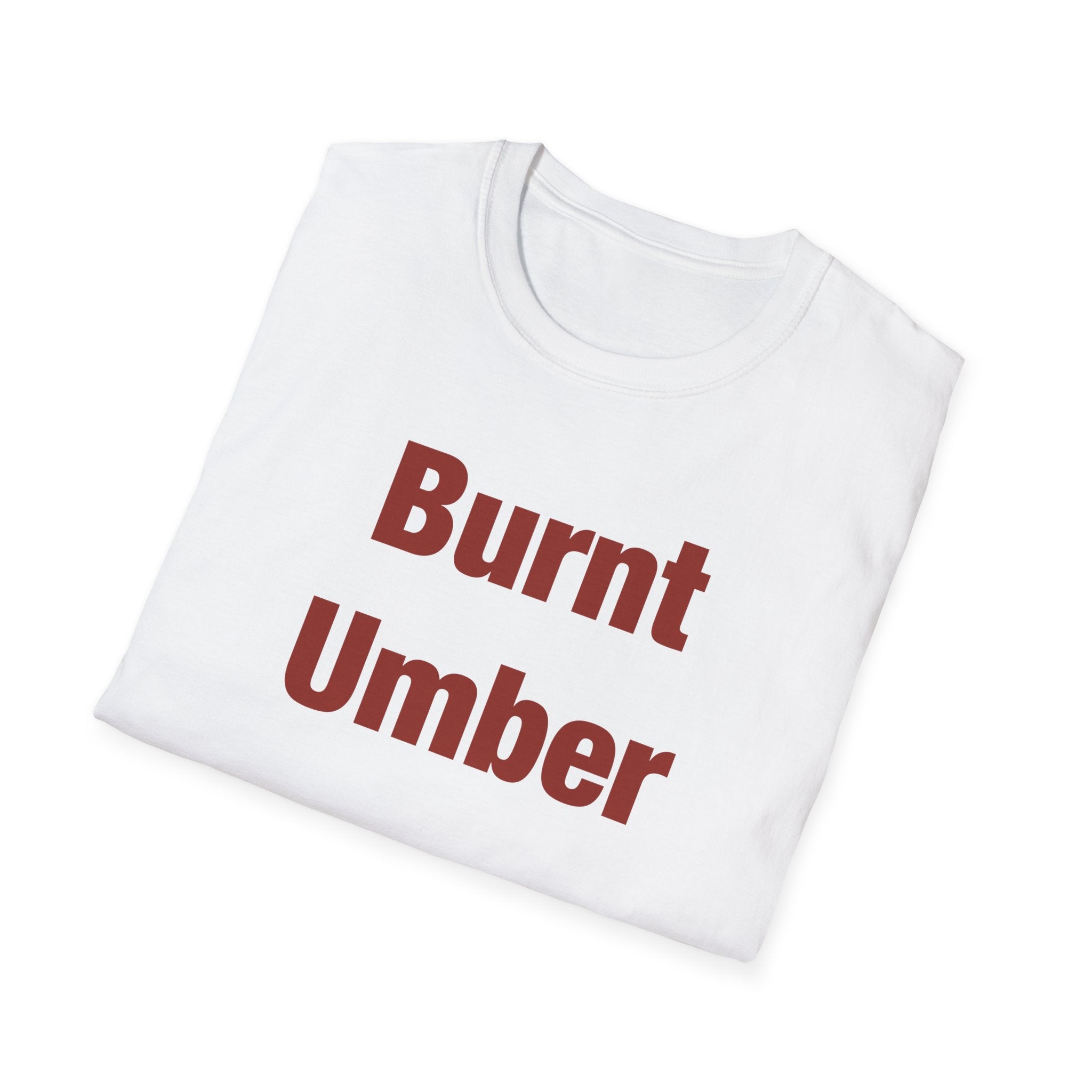 Burnt Umber Lettered T-Shirt