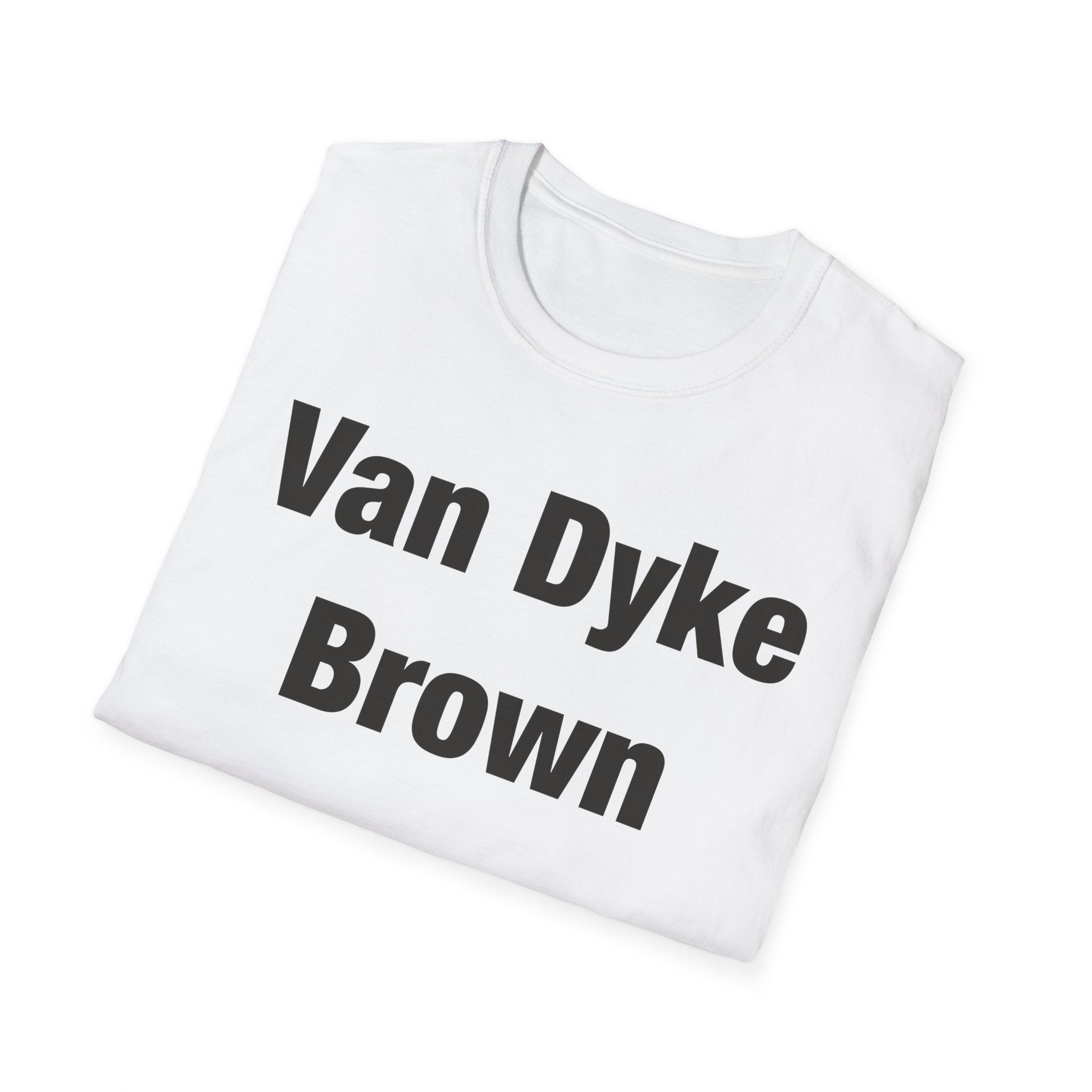 Van Dyke Brown Lettered T-Shirt