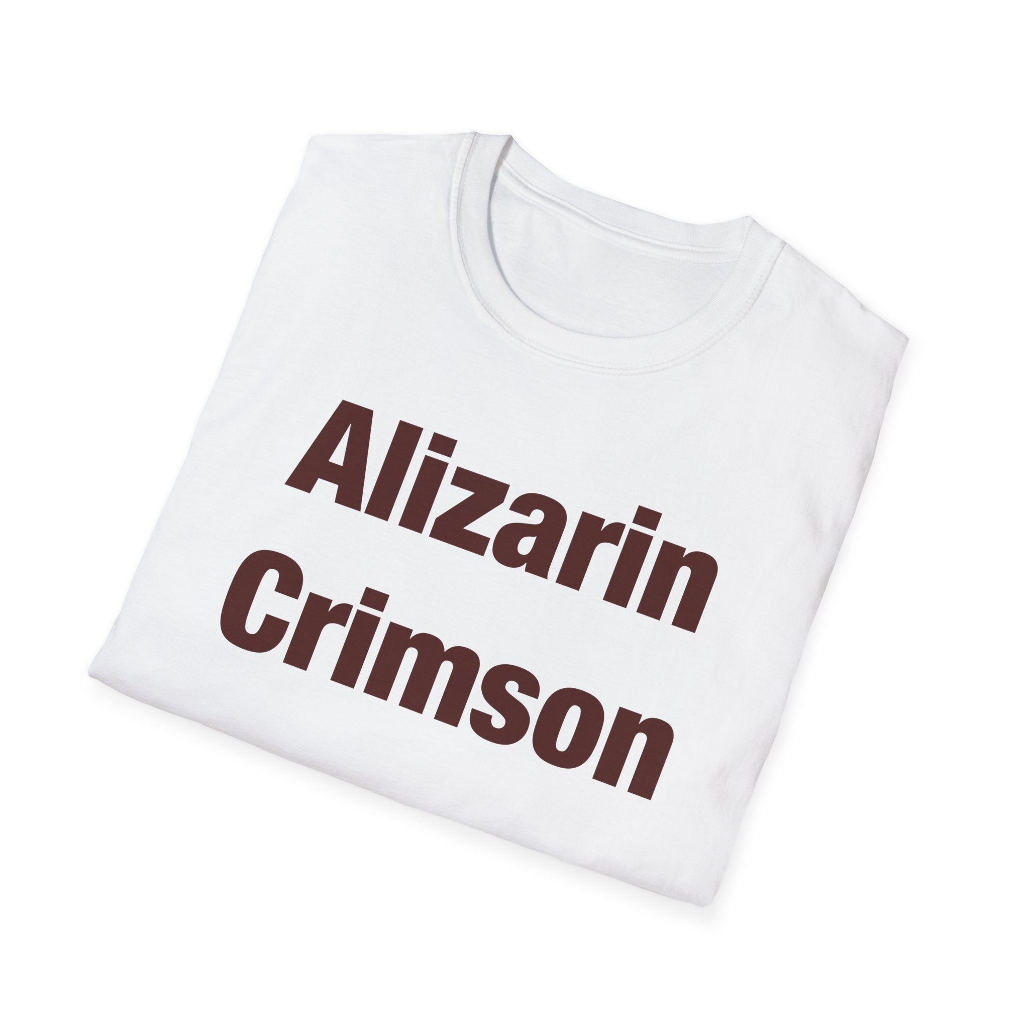 Alizarin Crimson Lettered T-Shirt