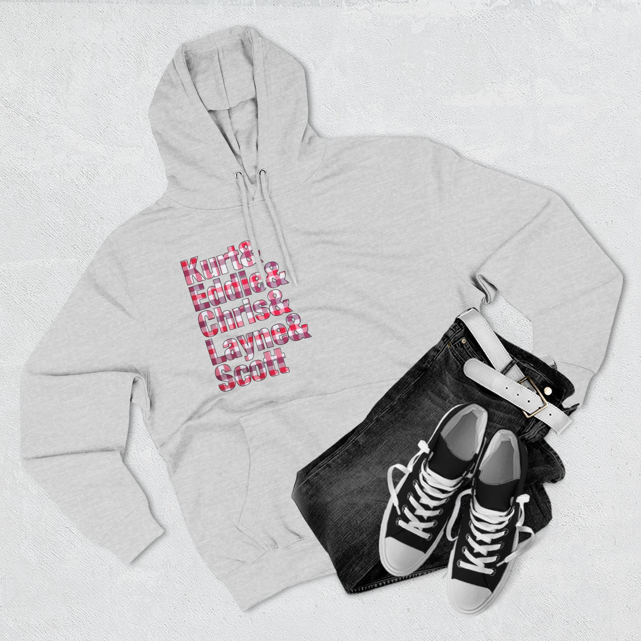 Kurt and Eddie and Chris and Layne and Scott Hoodie
