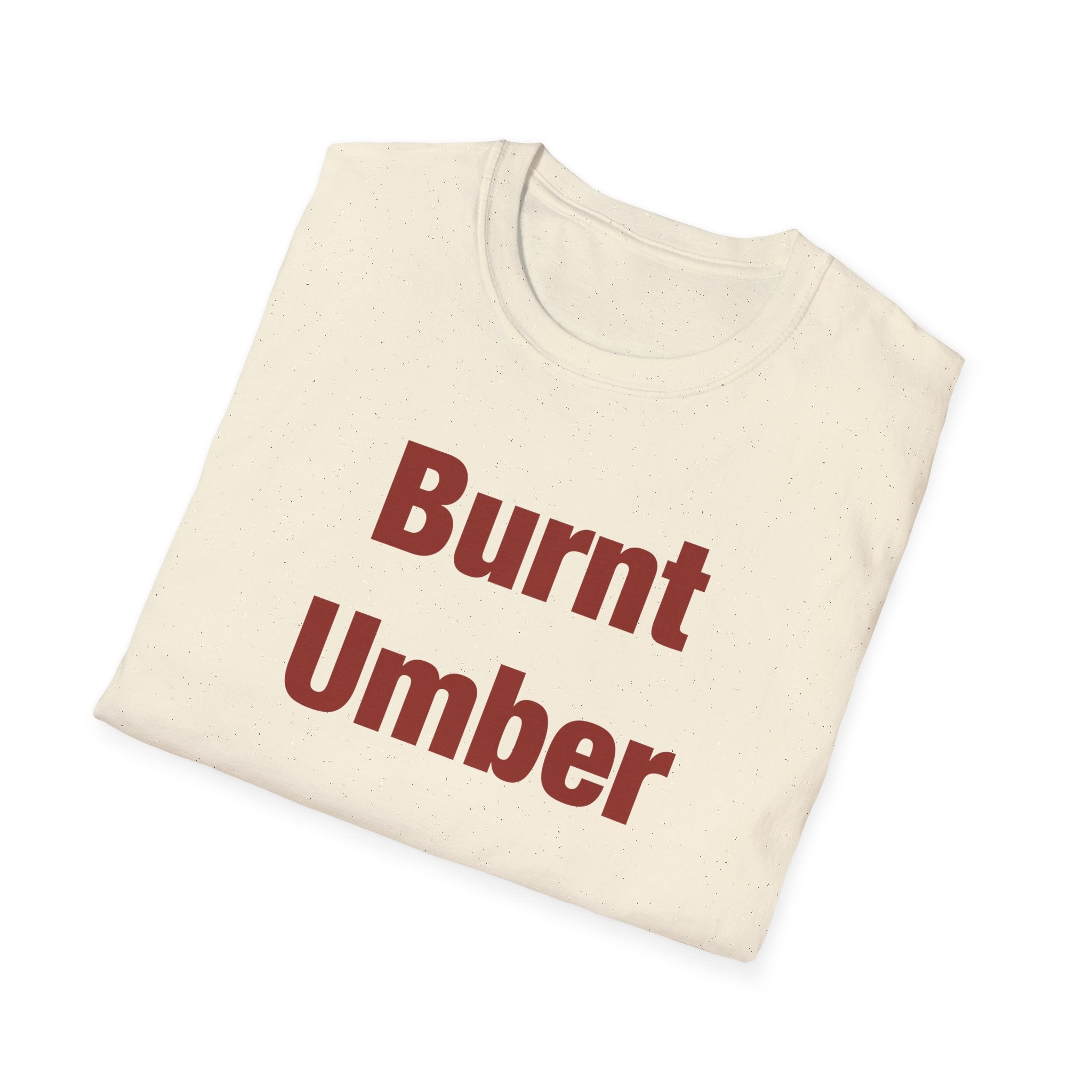 Burnt Umber Lettered T-Shirt