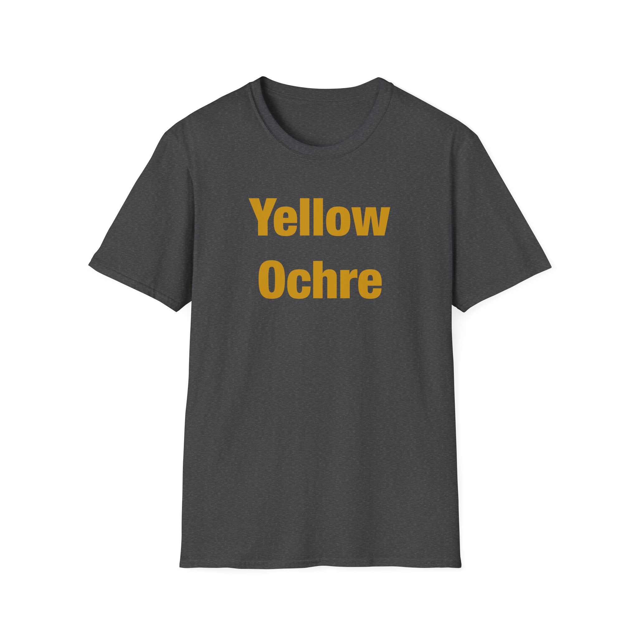 Yellow Ochre Lettered T-Shirt