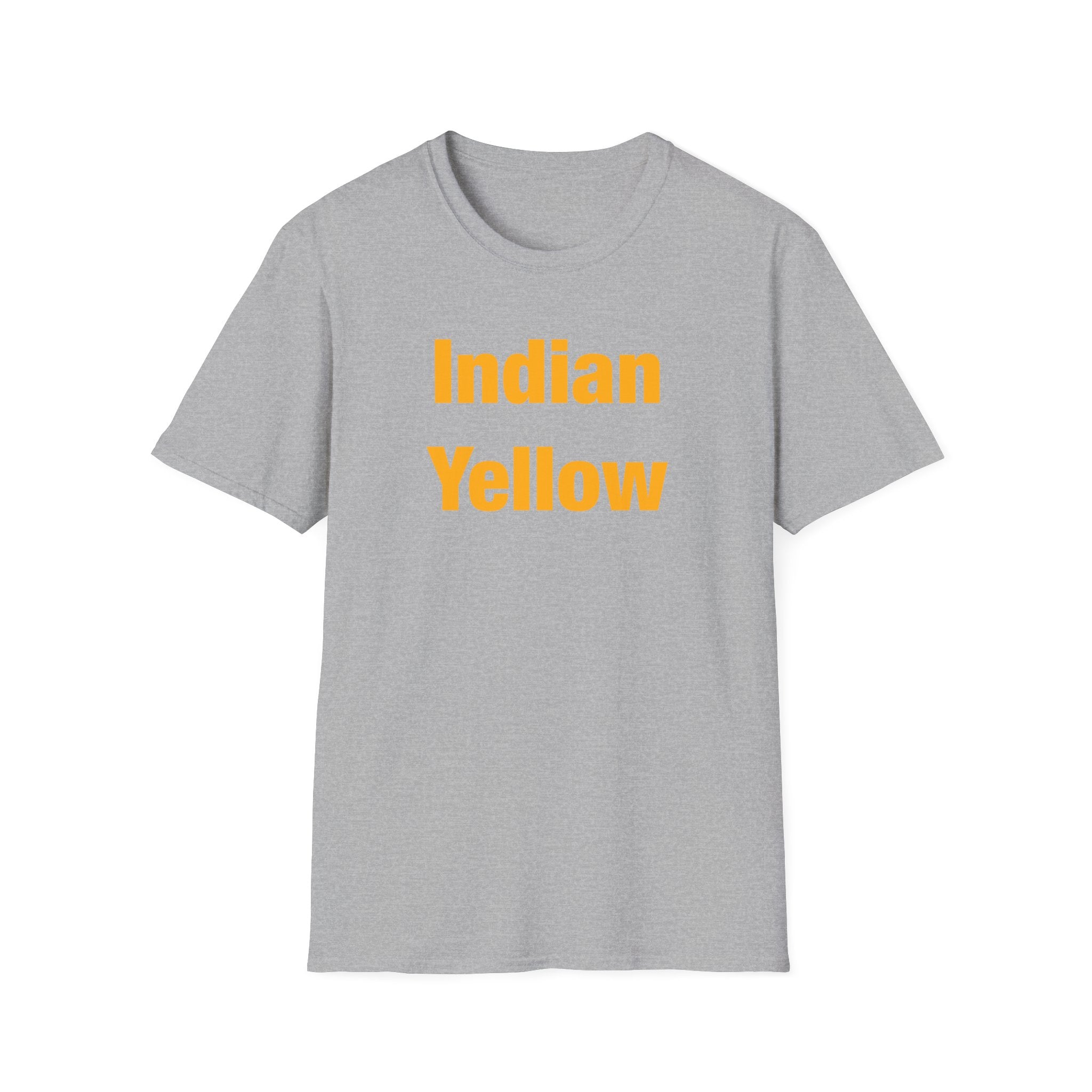 Indian Yellow Lettered T-Shirt