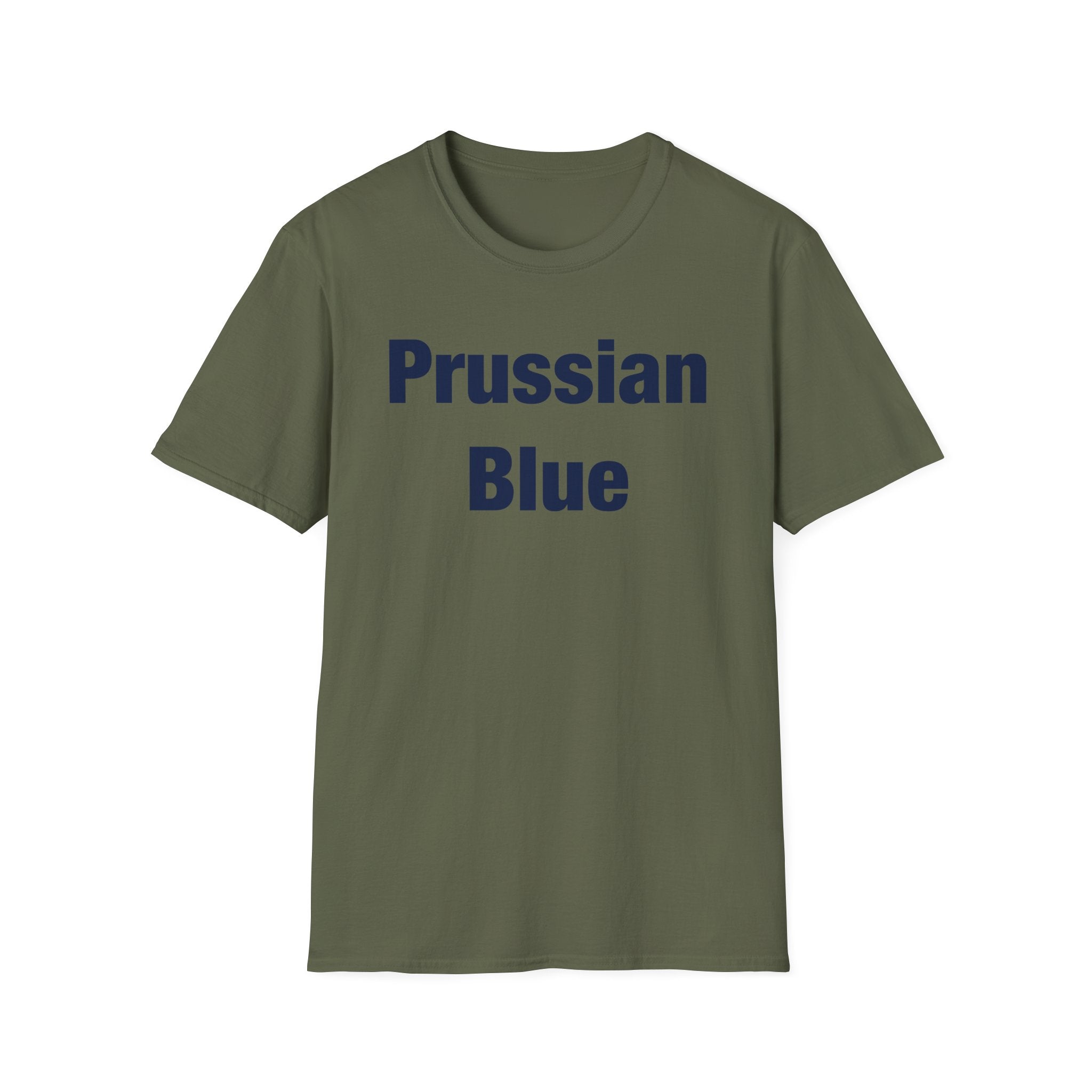 Prussian Blue Lettered T-Shirt