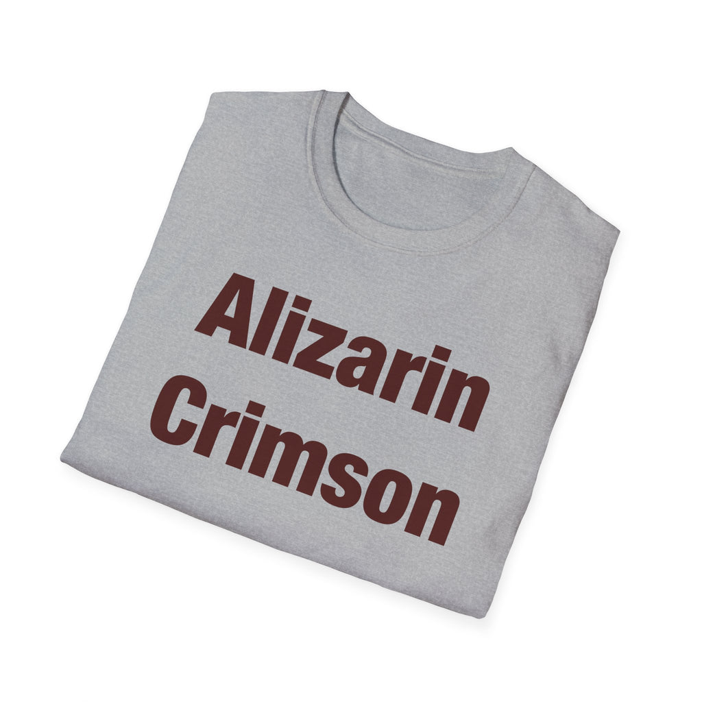 Alizarin Crimson Lettered T-Shirt