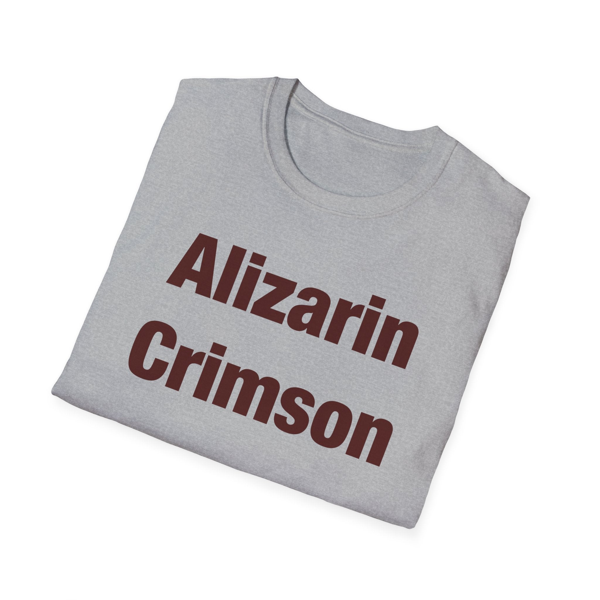 Alizarin Crimson Lettered T-Shirt