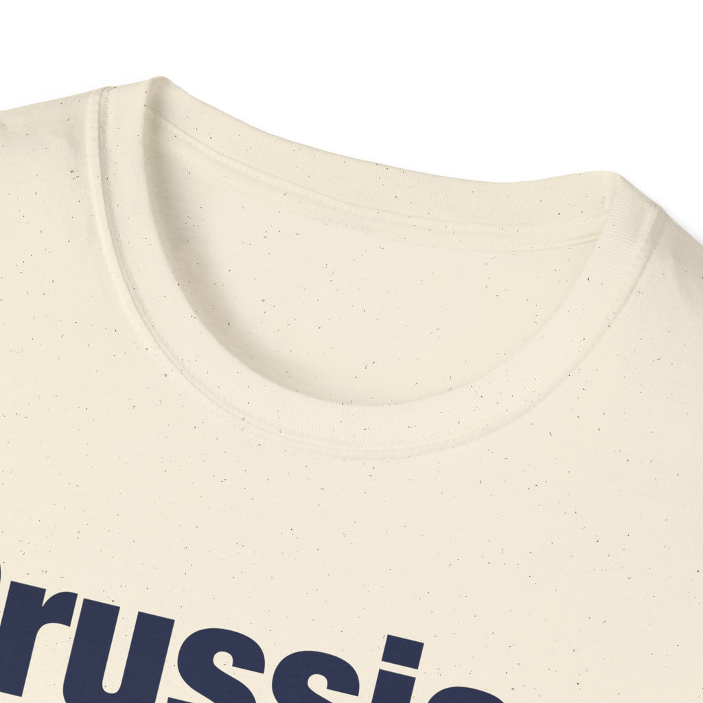 Prussian Blue Lettered T-Shirt