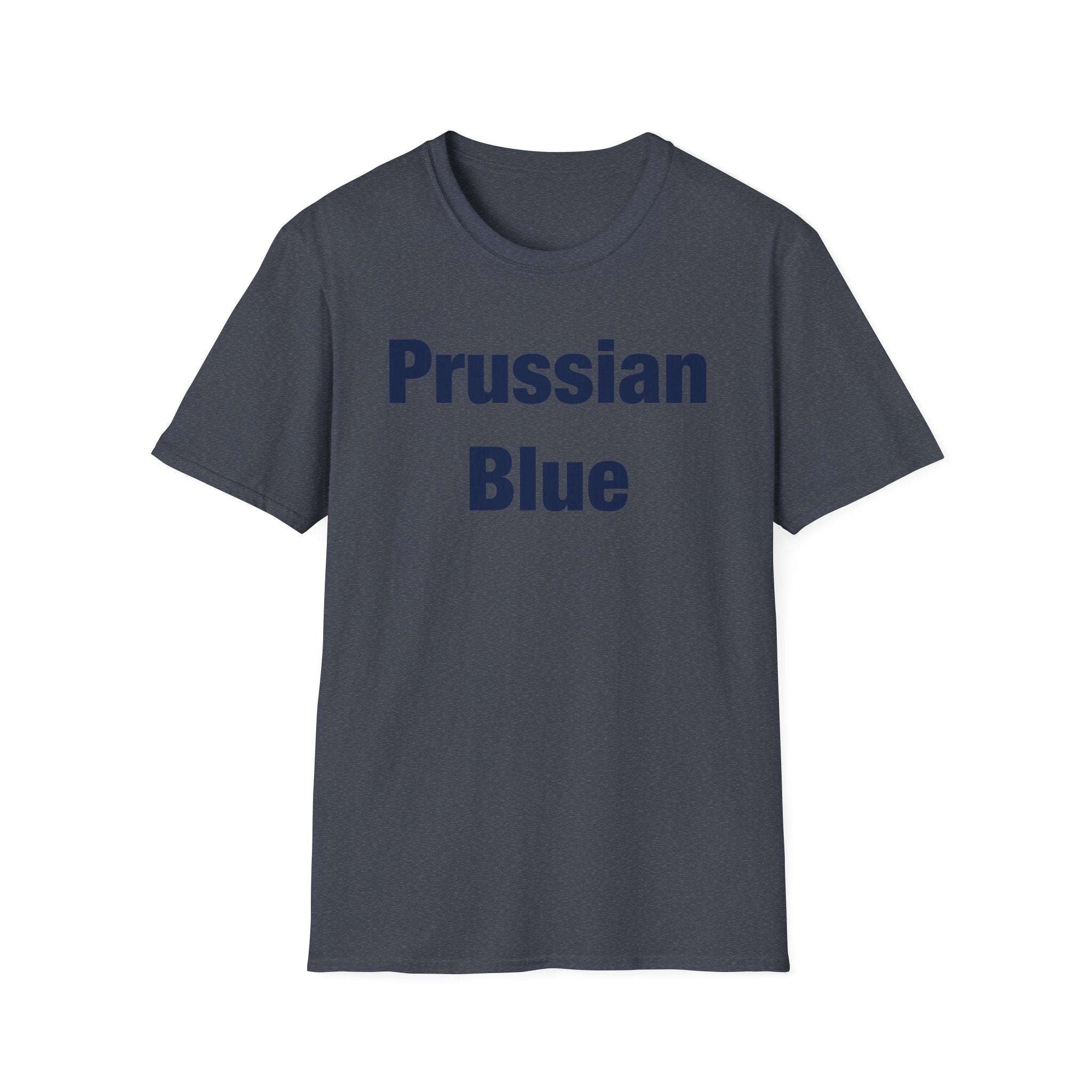 Prussian Blue Lettered T-Shirt