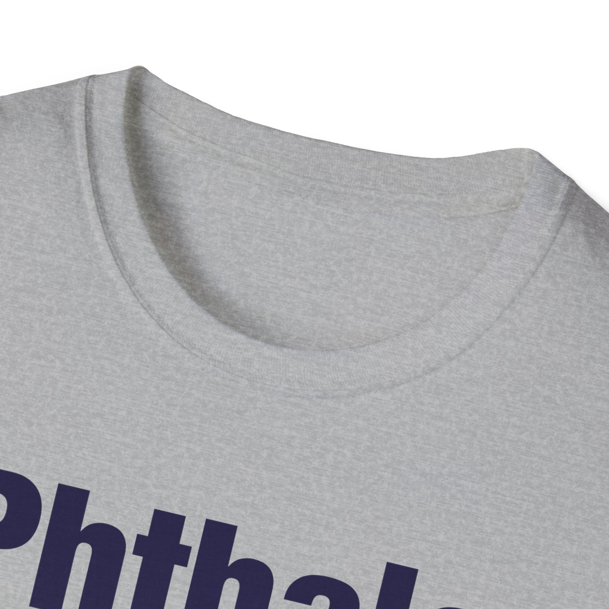 Phthalo Blue Lettered T-Shirt
