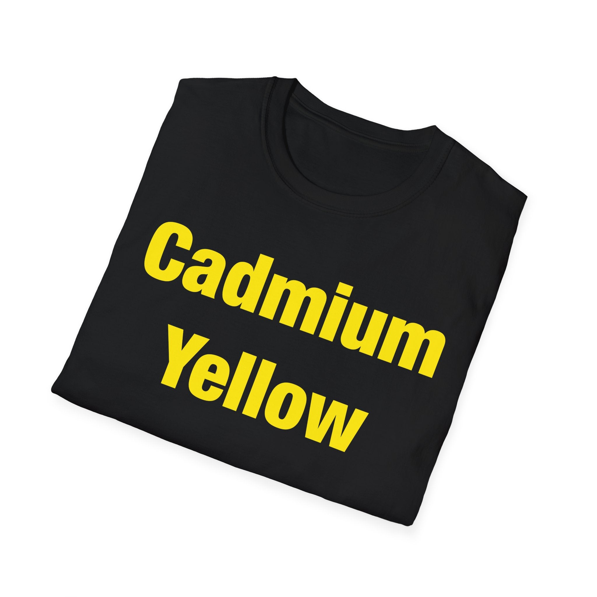Cadmium Yellow Lettered T-Shirt