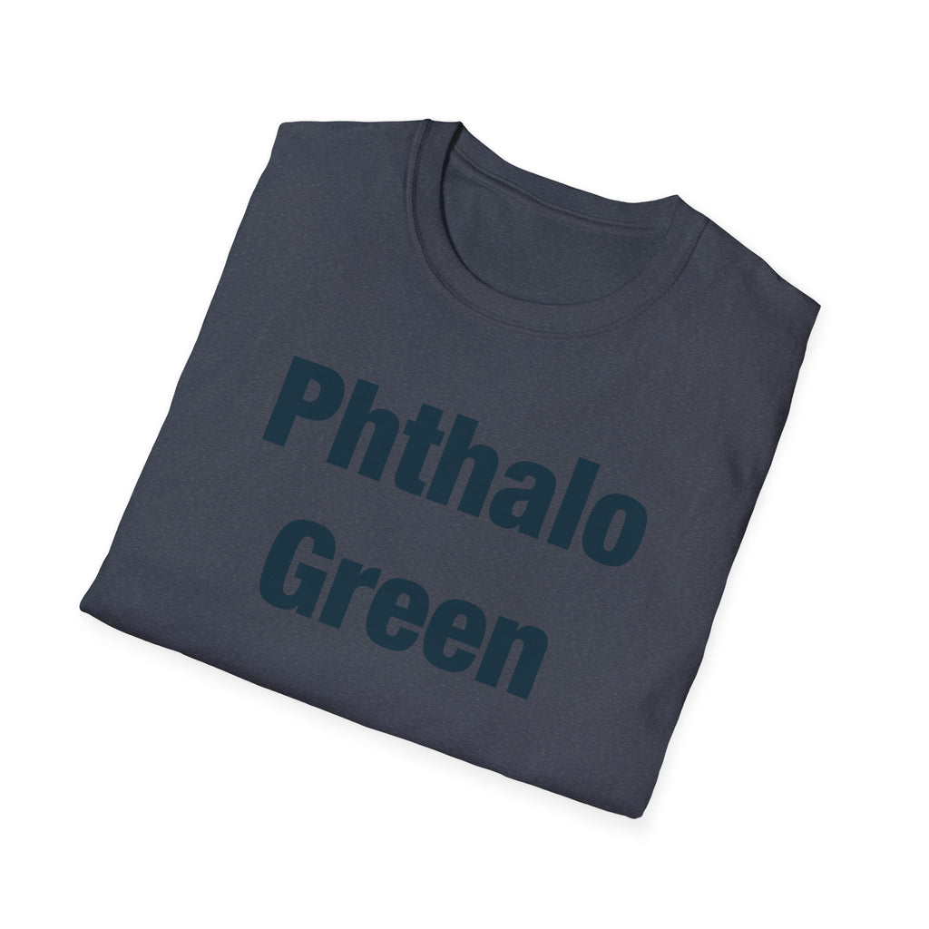 Phthalo Green Lettered T-Shirt
