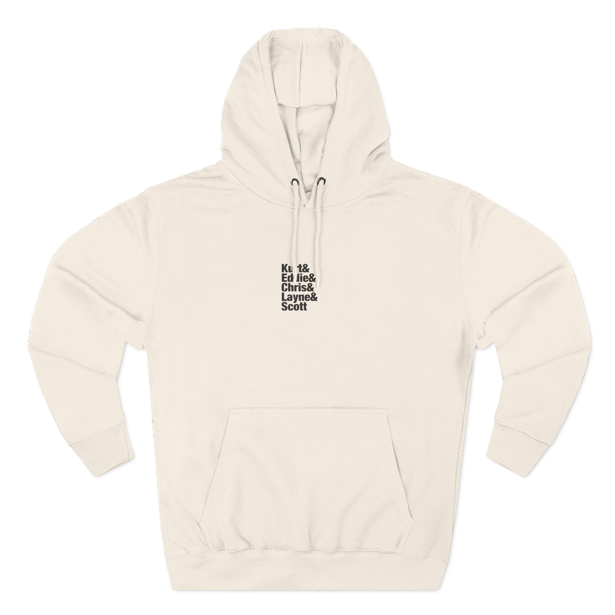 Kurt and Eddie and Chris and Layne and Scott Embroidered Hoodie