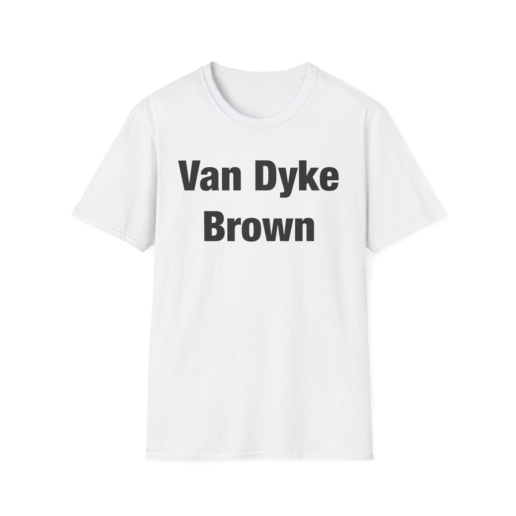 Van Dyke Brown Lettered T-Shirt