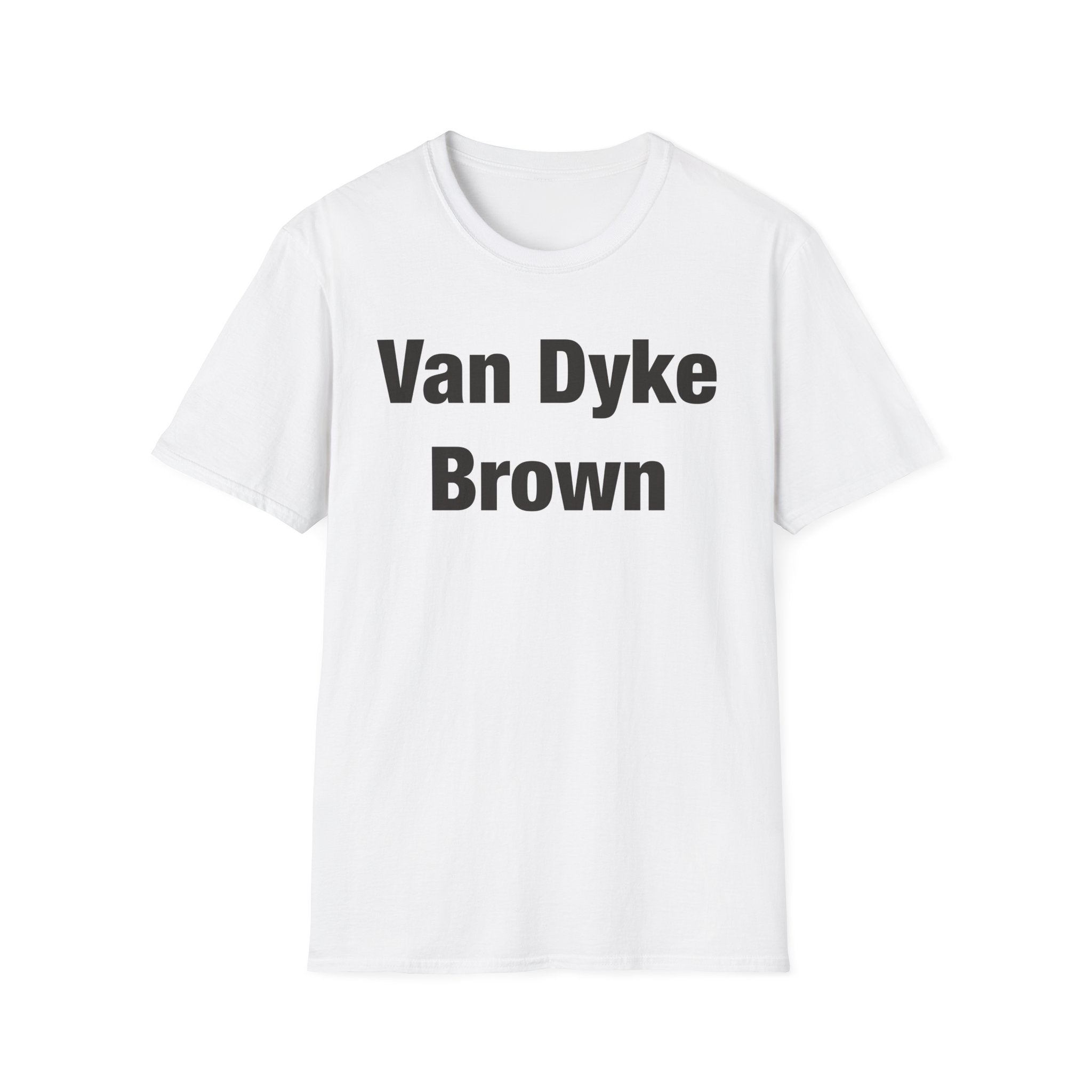 Van Dyke Brown Lettered T-Shirt