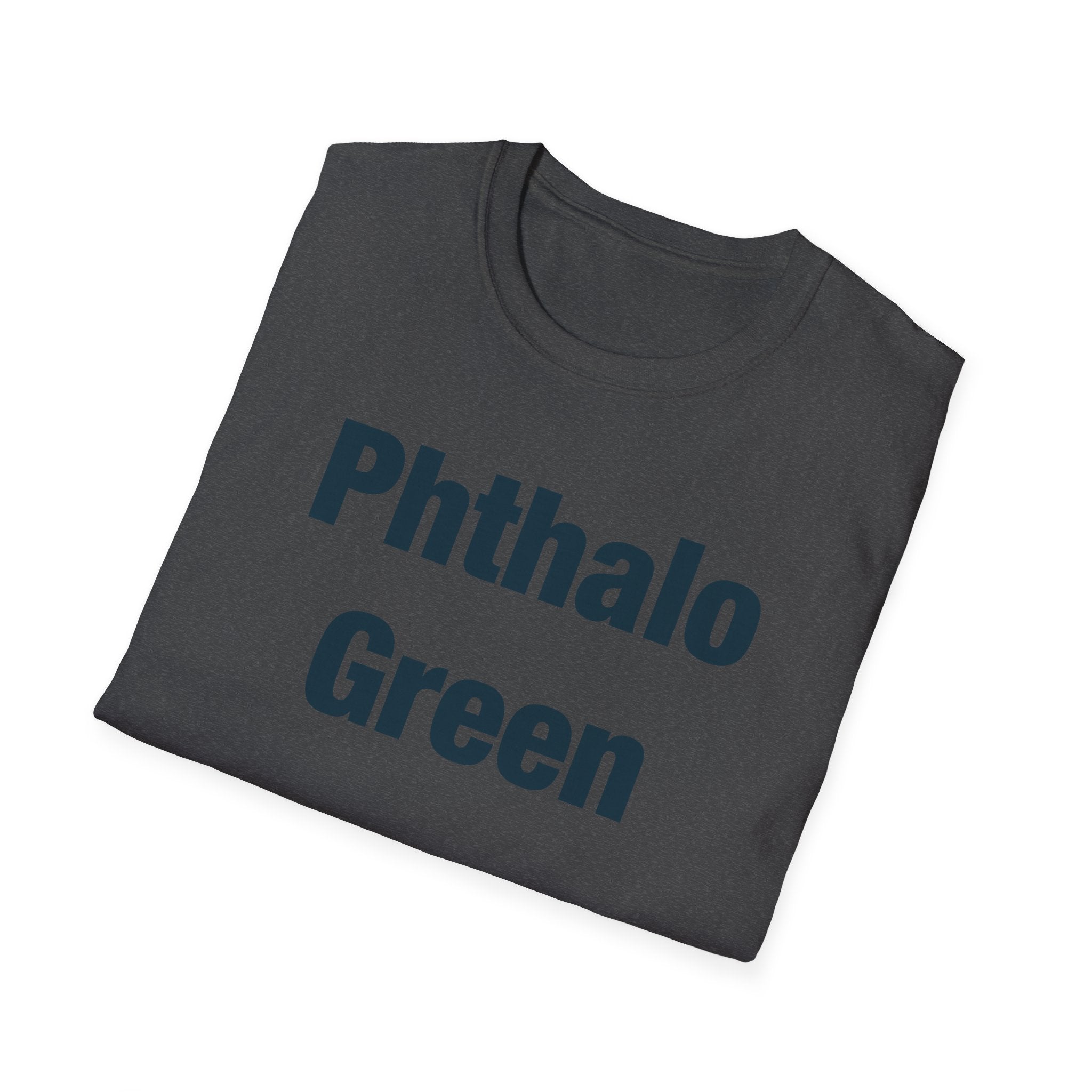 Phthalo Green Lettered T-Shirt