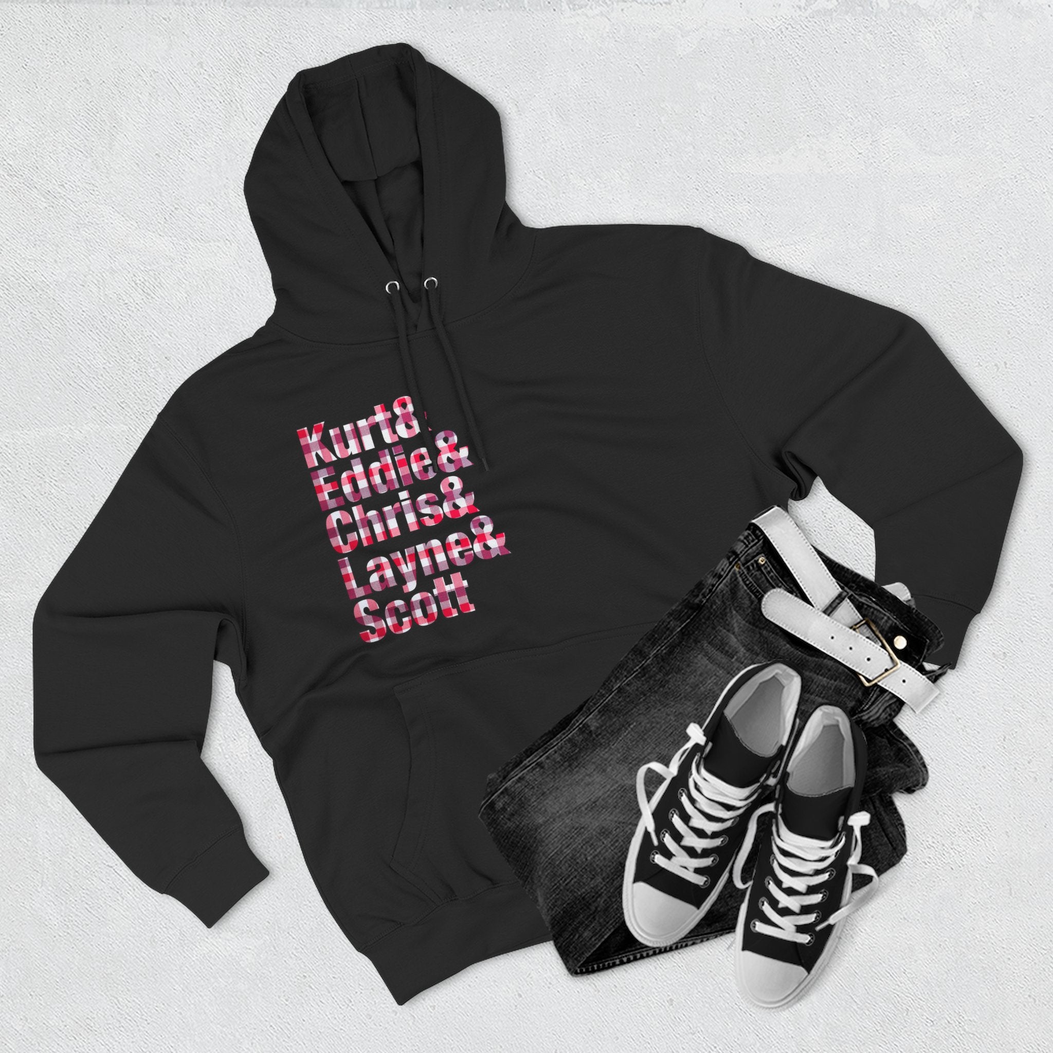 Kurt and Eddie and Chris and Layne and Scott Hoodie