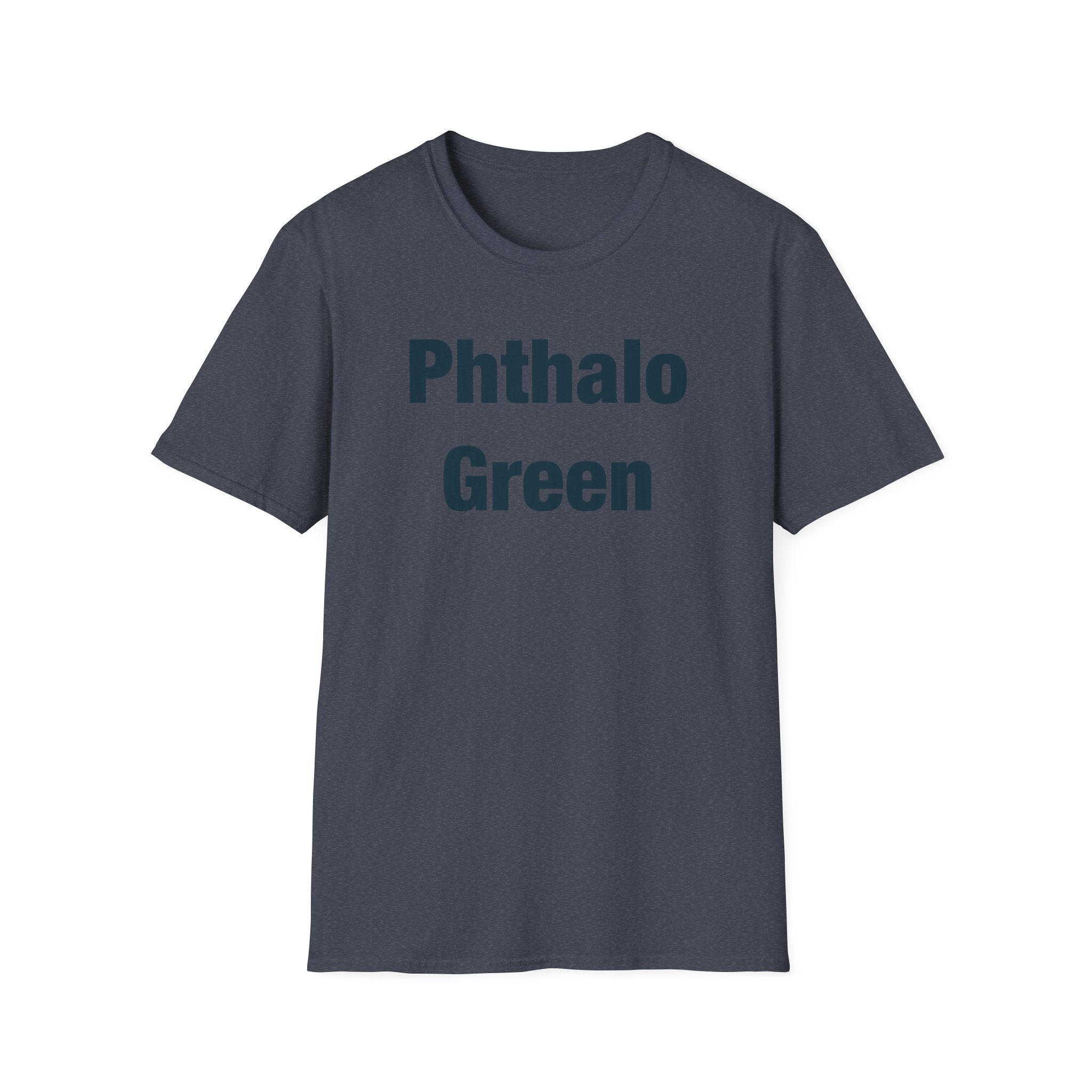 Phthalo Green Lettered T-Shirt