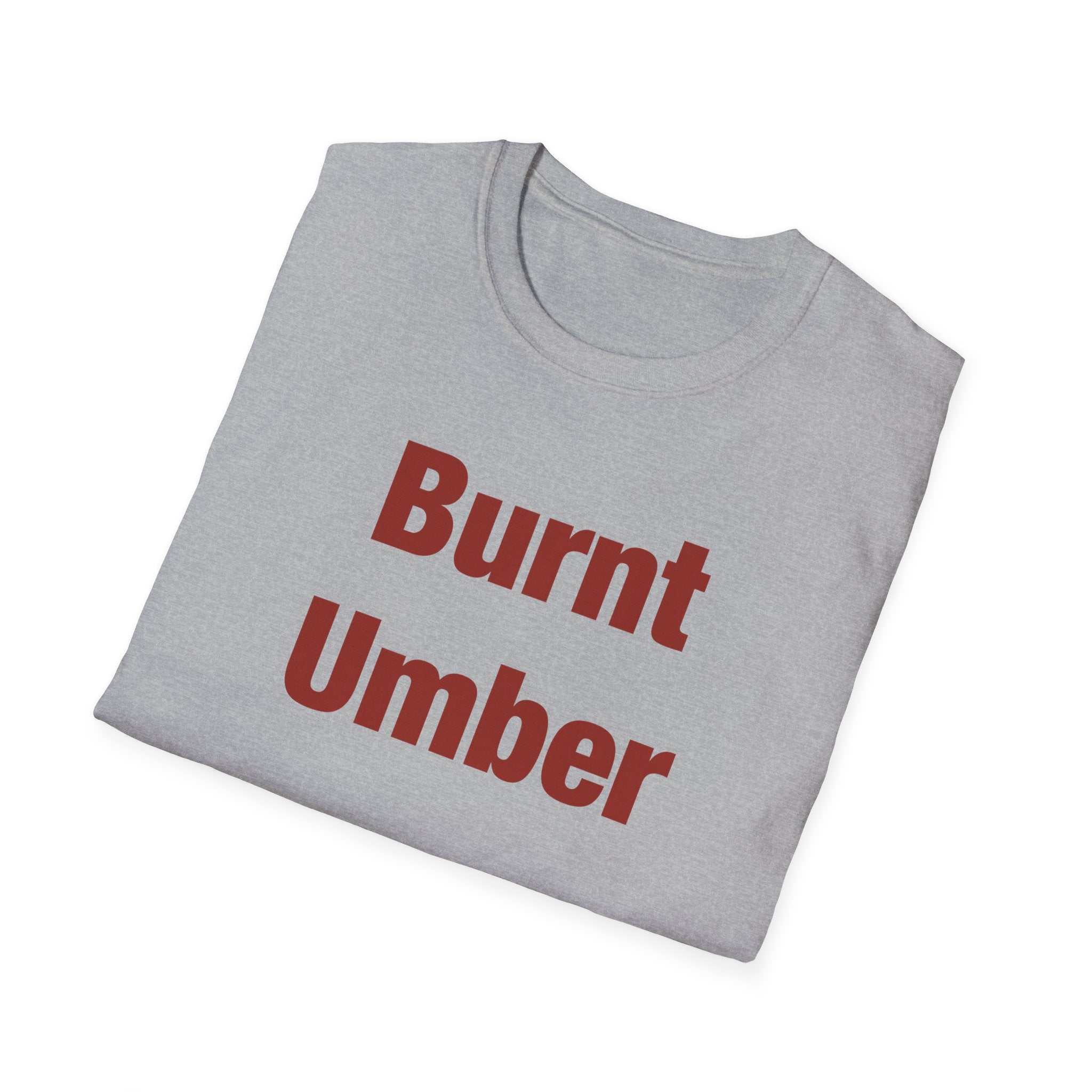 Burnt Umber Lettered T-Shirt