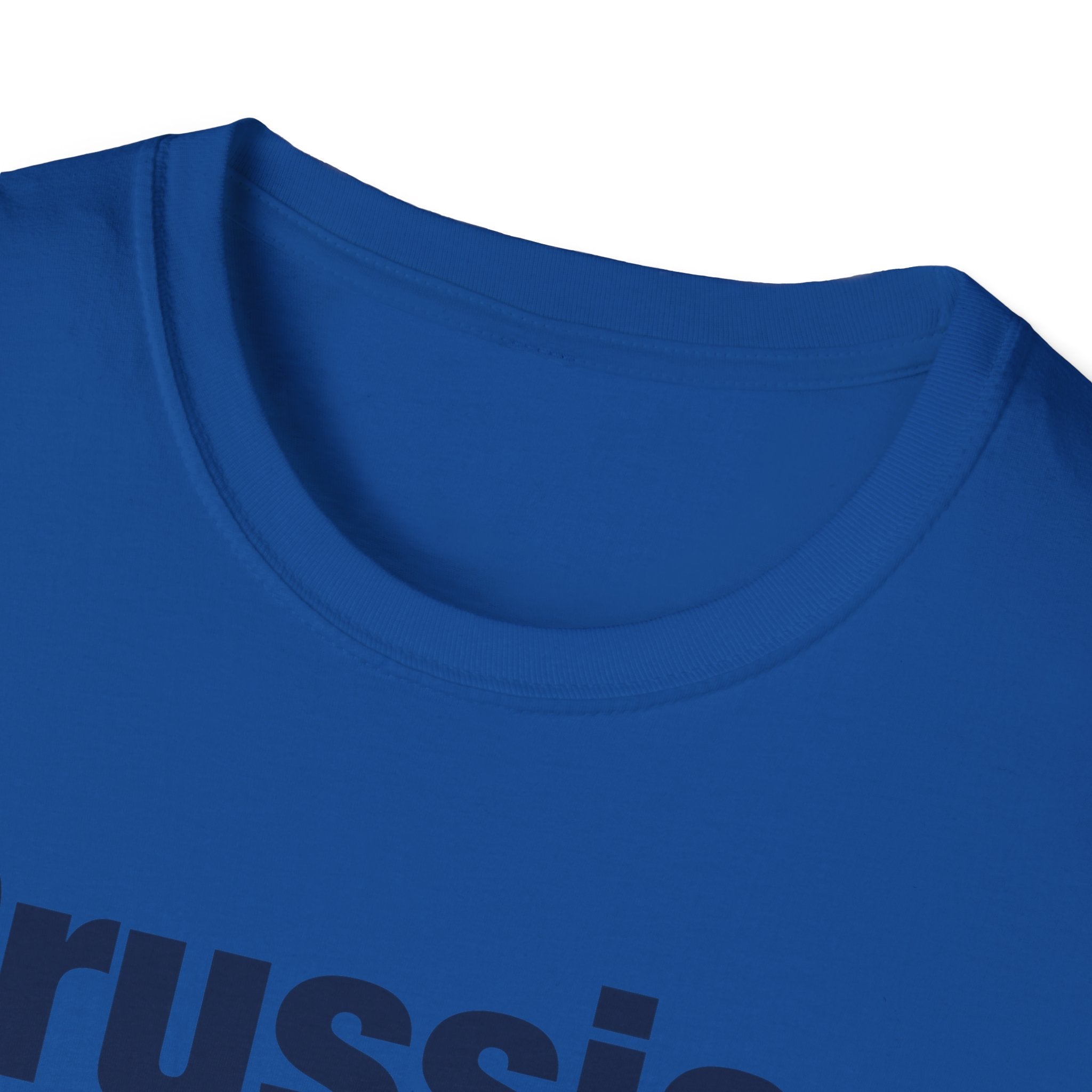 Prussian Blue Lettered T-Shirt