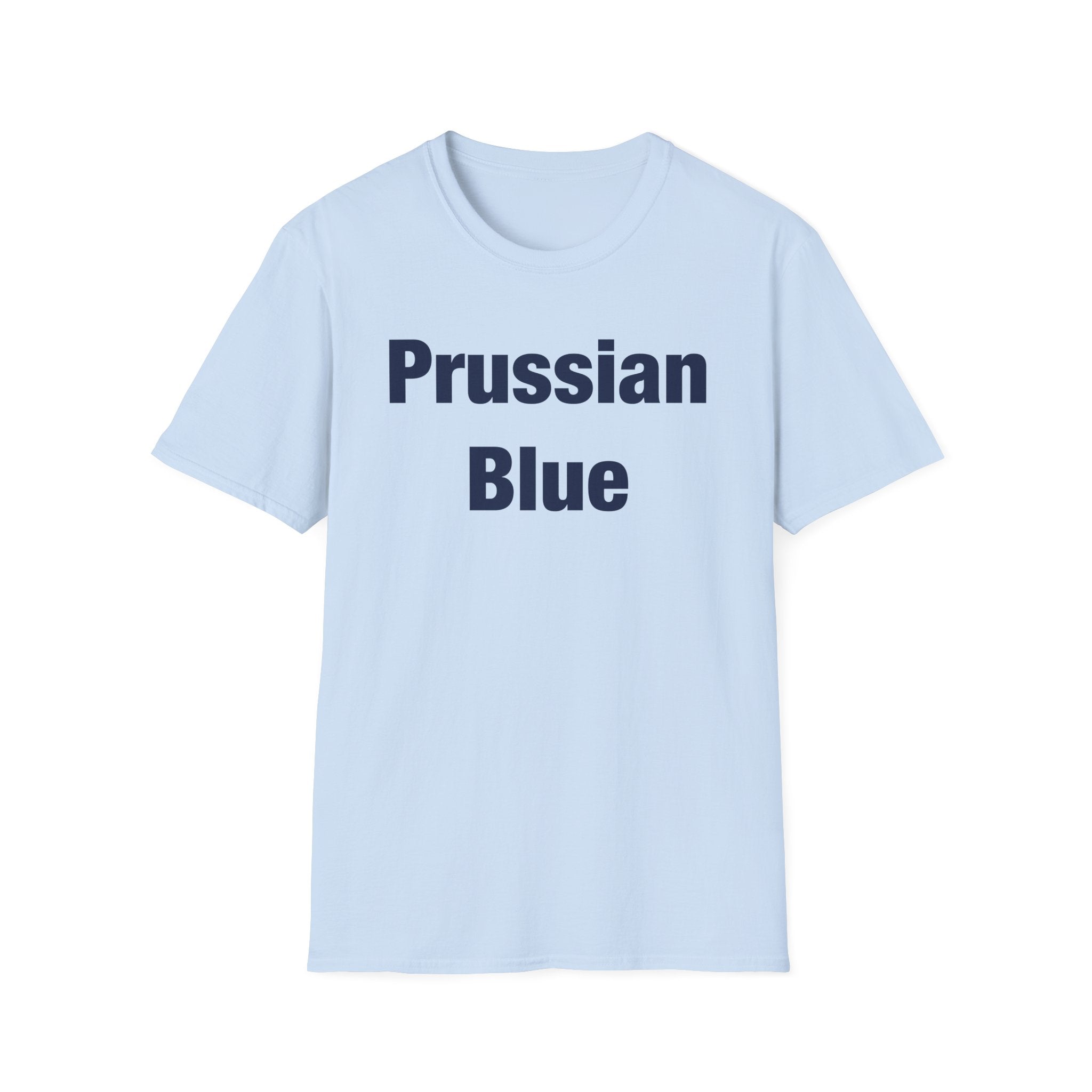 Prussian Blue Lettered T-Shirt