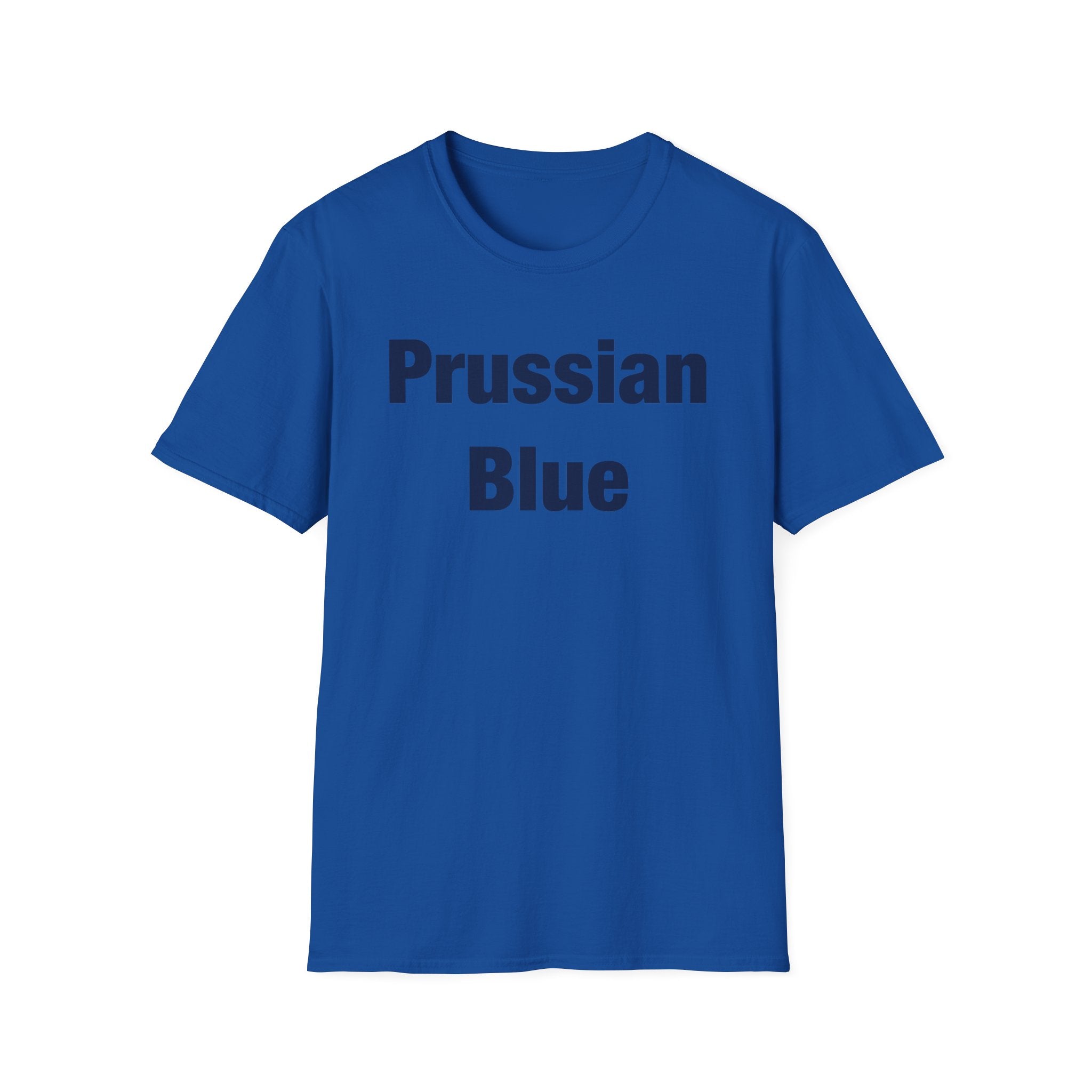 Prussian Blue Lettered T-Shirt